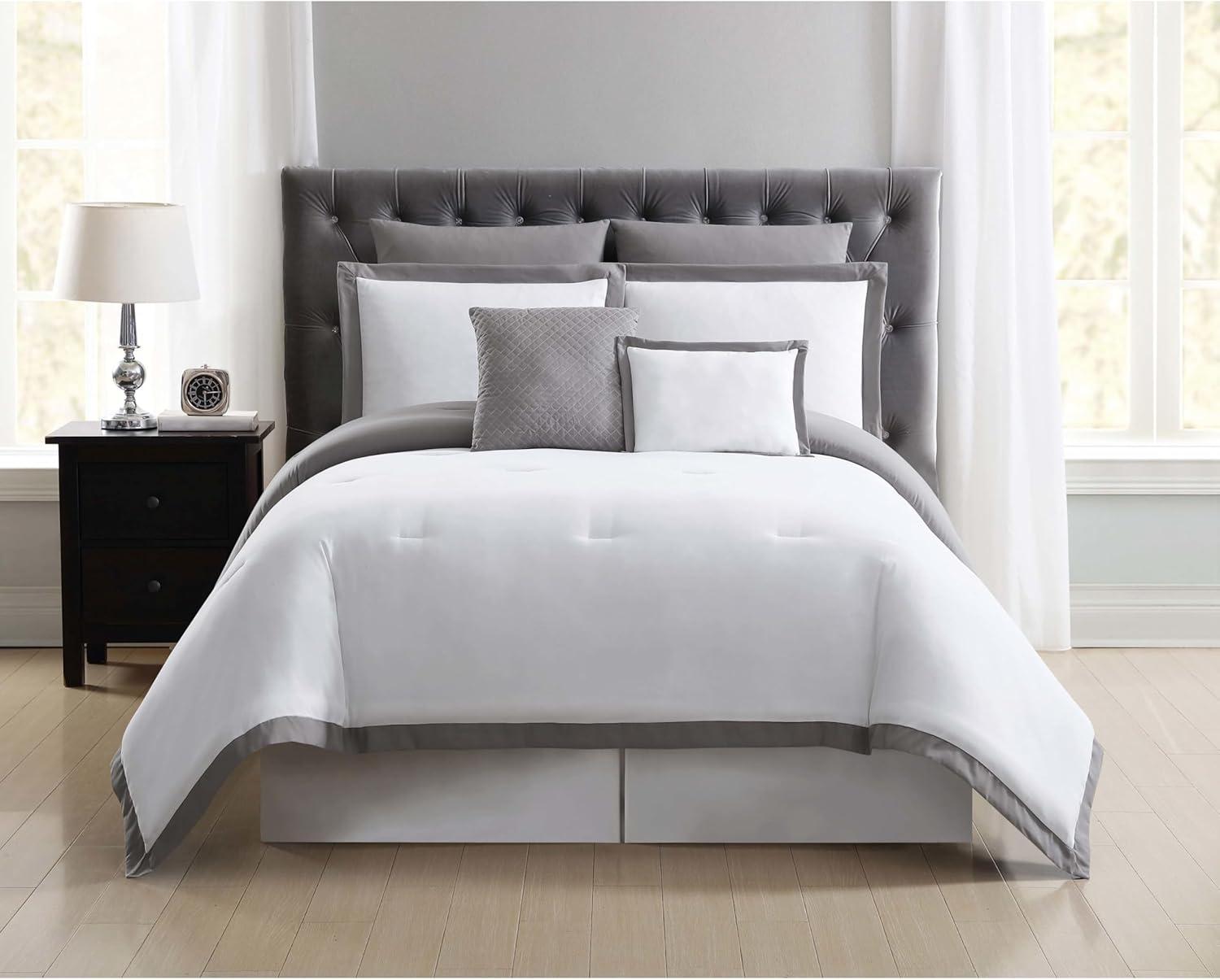 Truly Soft Everyday Modern & Contemporary Box Stitch Comforter Set