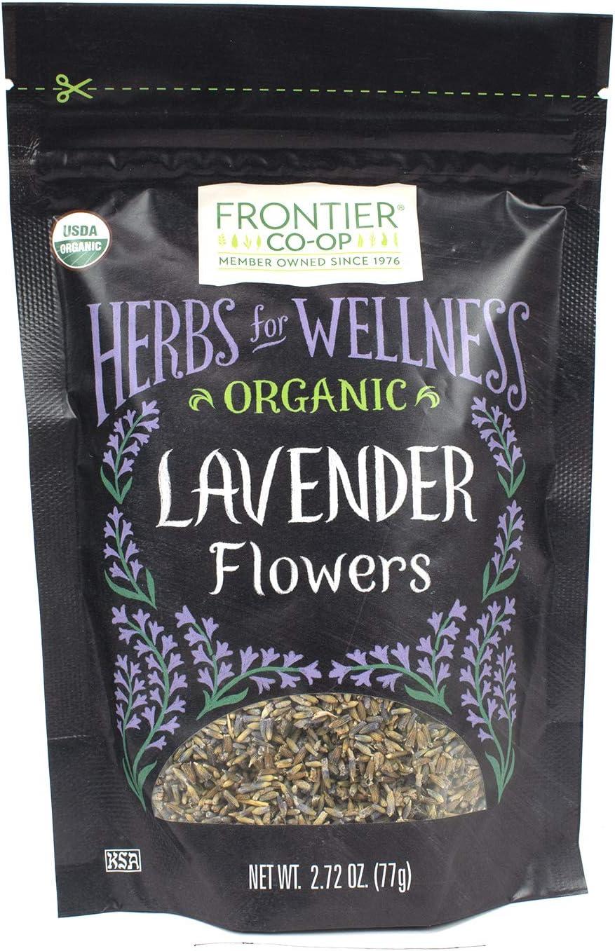 Frontier Co-op Organic Lavender Flowers, 2.72 oz (77 g)