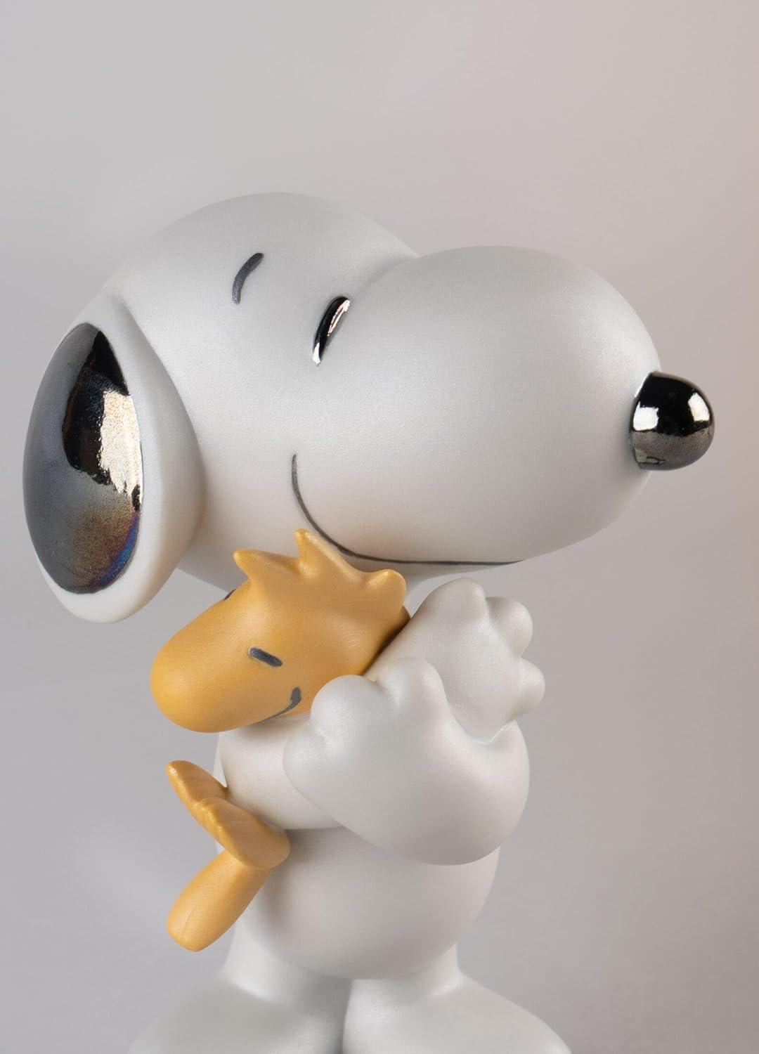Snoopy and Woodstock 13cm Commemorative Porcelain Statue
