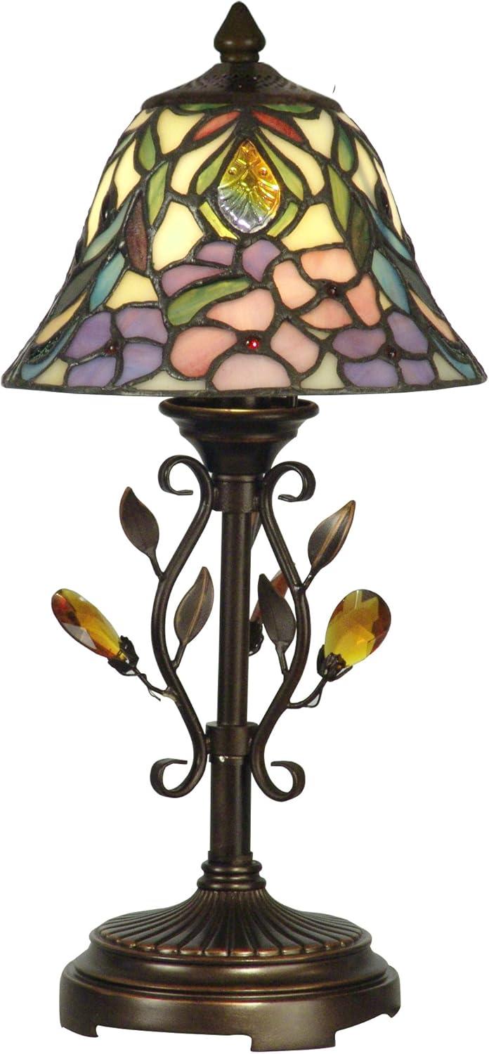 Dale Tiffany Crystal Peony Accent Lamp