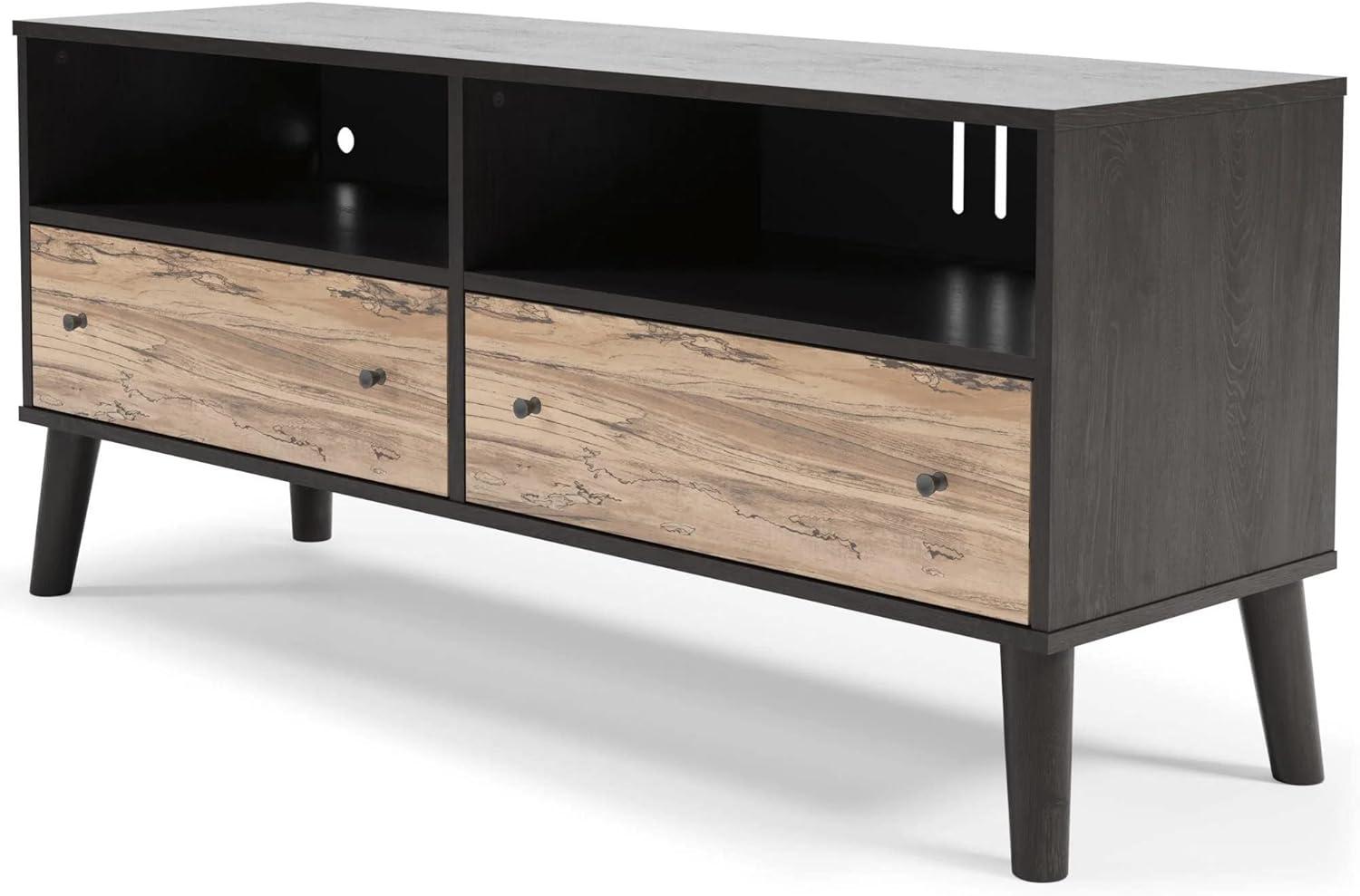 Signature Design by Ashley Contemporary Piperton Medium TV Stand Two-tone