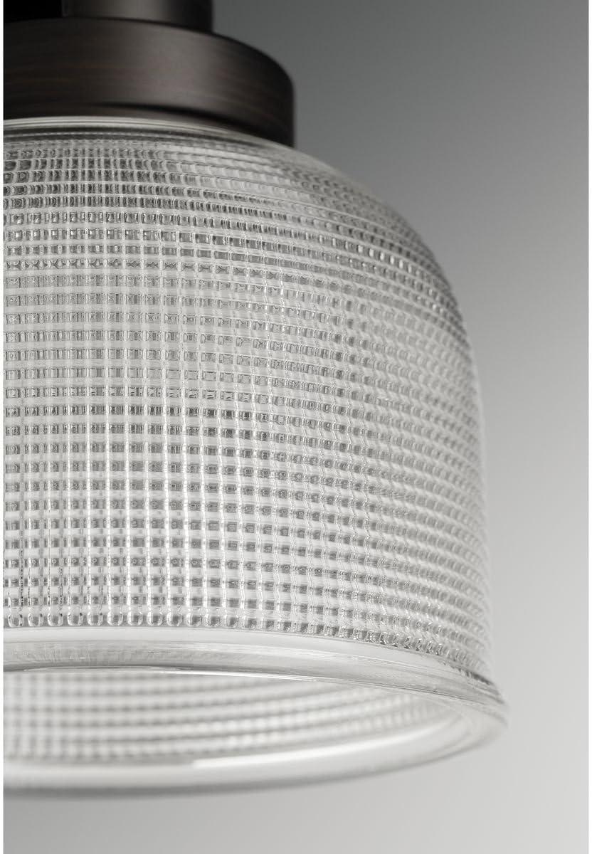 Rosser 3 Light Ribbed Dimmable Vanity Light