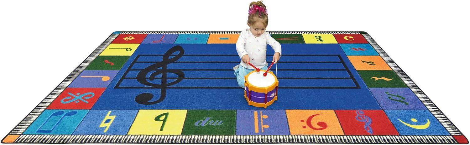 Joy Carpets Educational Note Worthy Area Rug by Joy Carpets