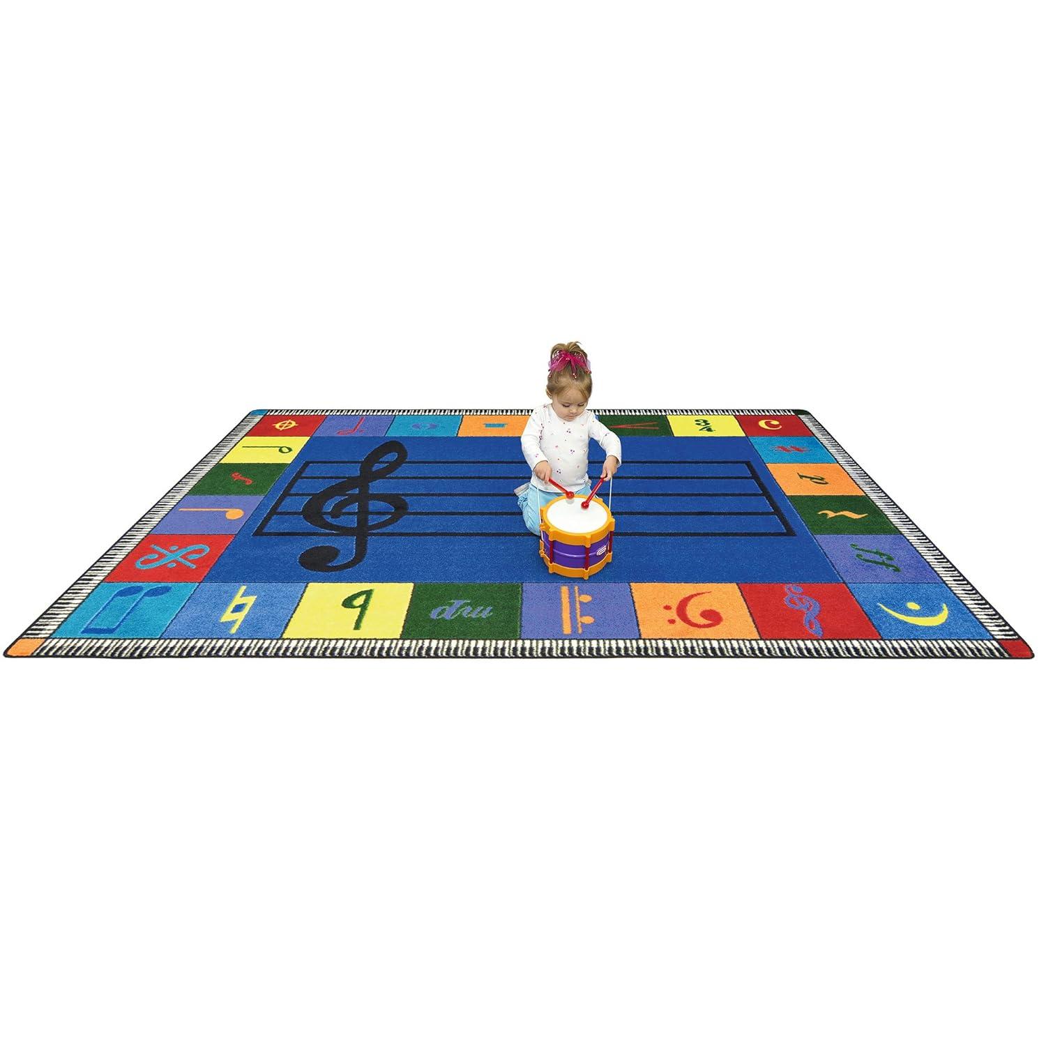 Joy Carpets Educational Note Worthy Area Rug by Joy Carpets