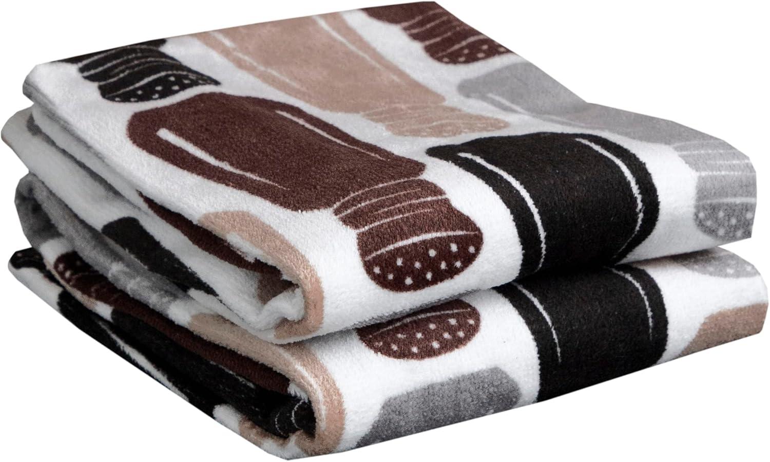 Salt & Pepper Print Cotton Terry Kitchen Towel Set