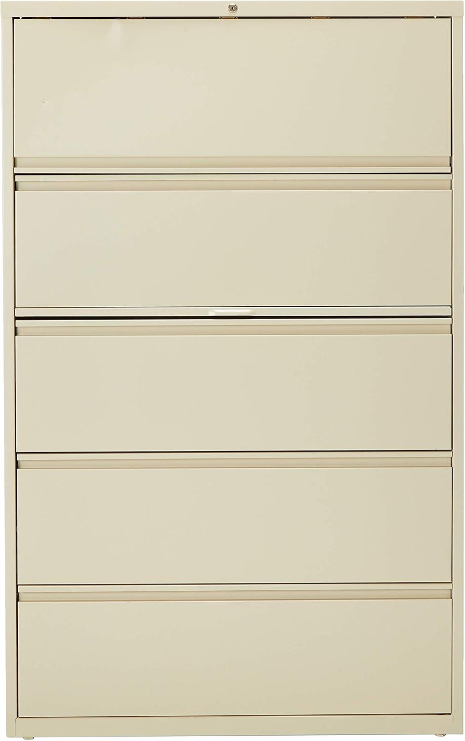 Fortress 42'' Wide 5 -Drawer Steel File Cabinet