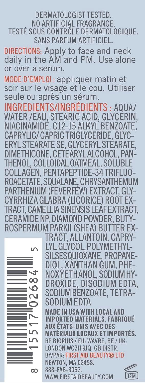FIRST AID BEAUTY Women's Firming Cream with Peptides, Niacinamide + Collagen - 1.9oz - Ulta Beauty