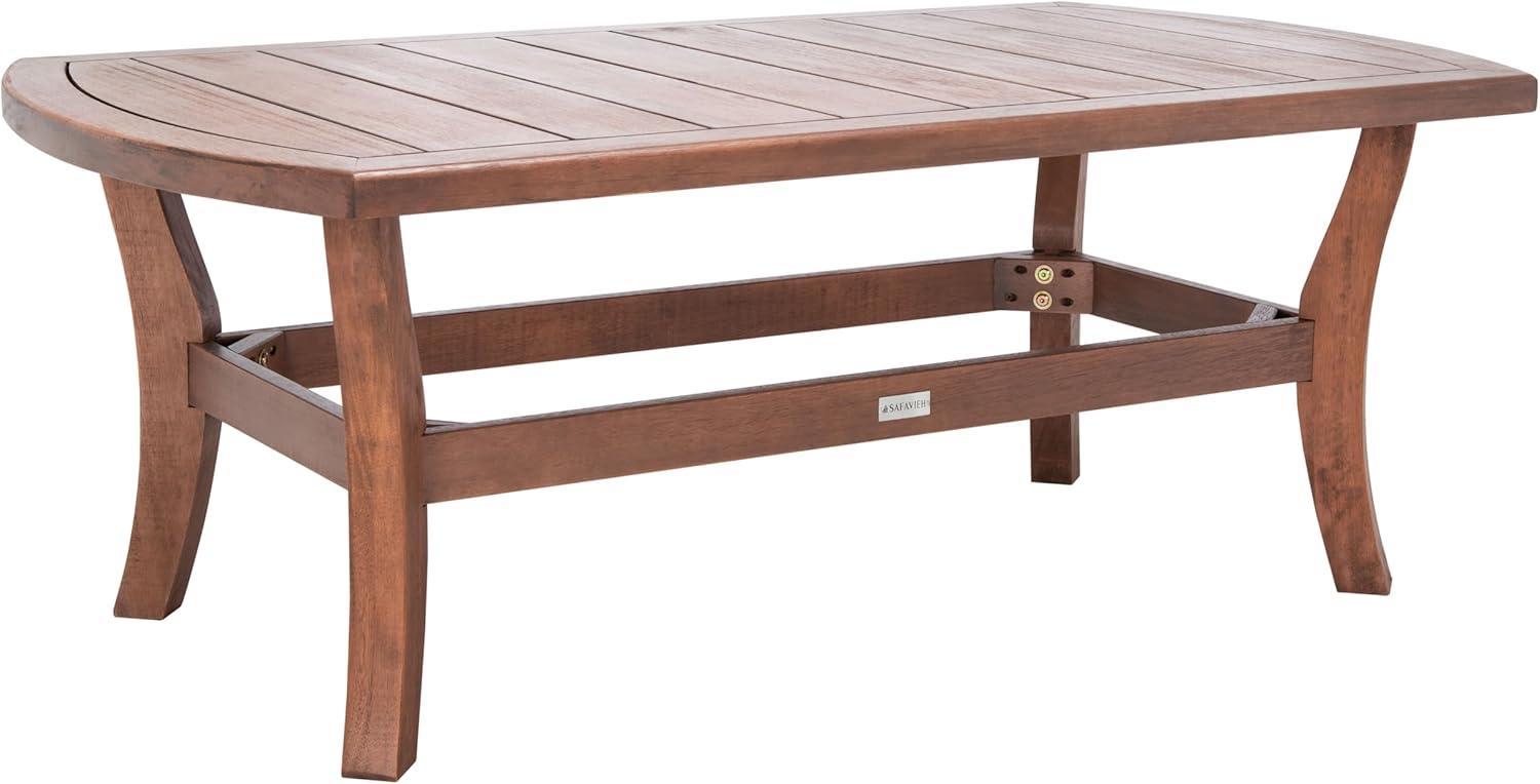 Eucalyptus Wood Payden 50" Natural Finish Outdoor Coffee Table