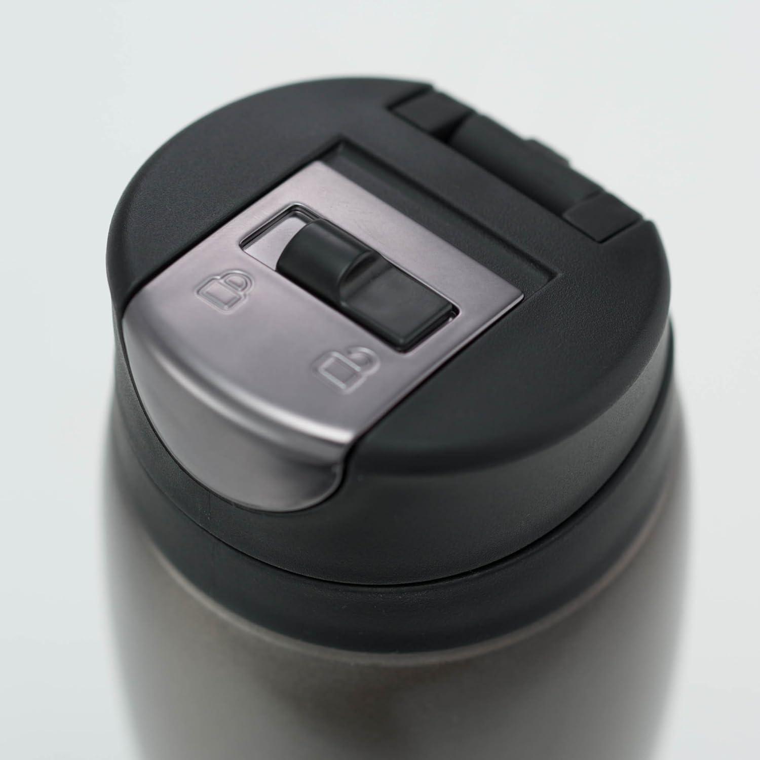 12 oz Black Stainless Steel Vacuum Insulated Travel Mug