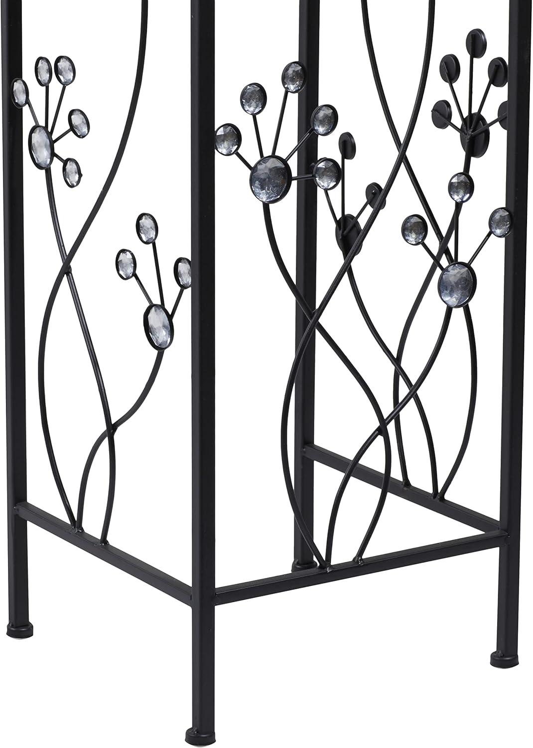 Set of 3 Modern Iron Square Plant Stands - Olivia & May
