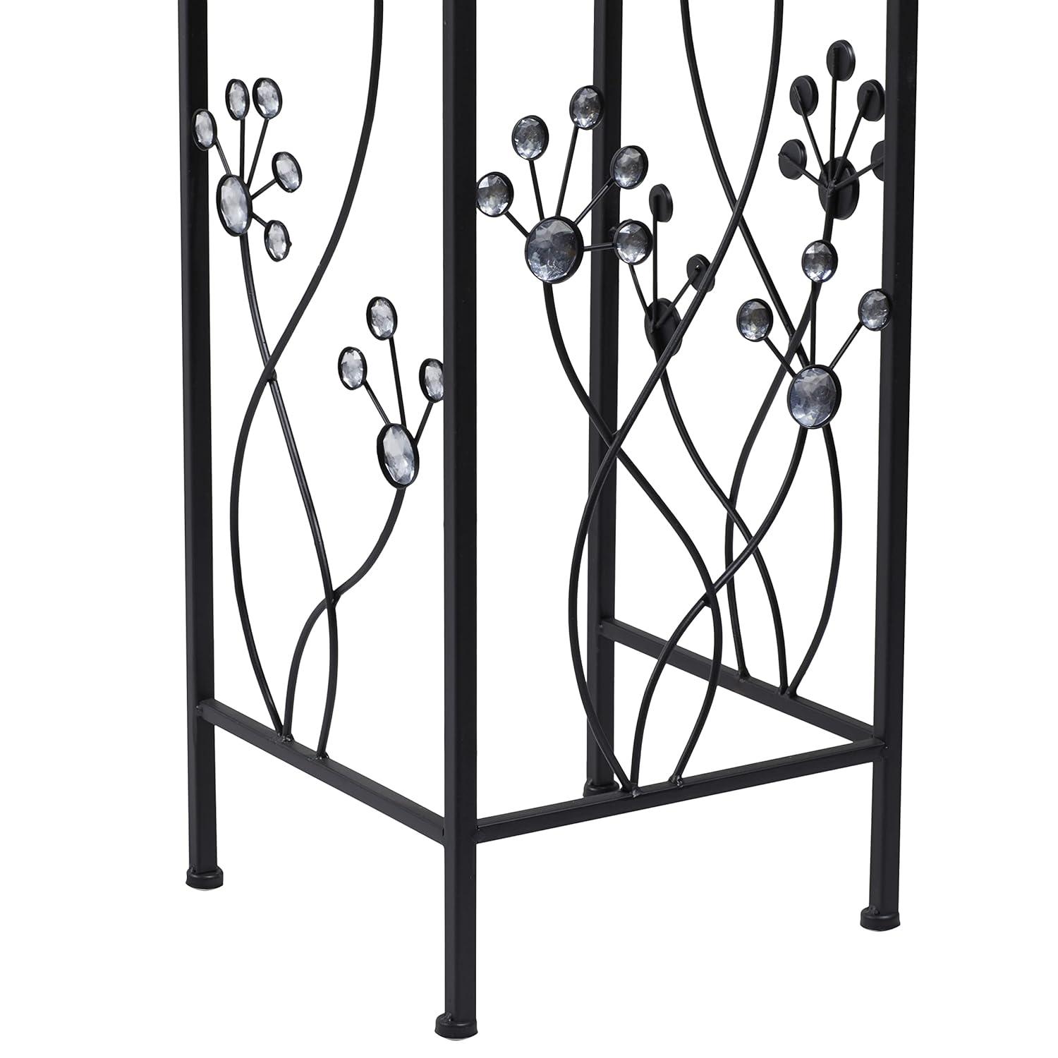 Set of 3 Modern Iron Square Plant Stands - Olivia & May