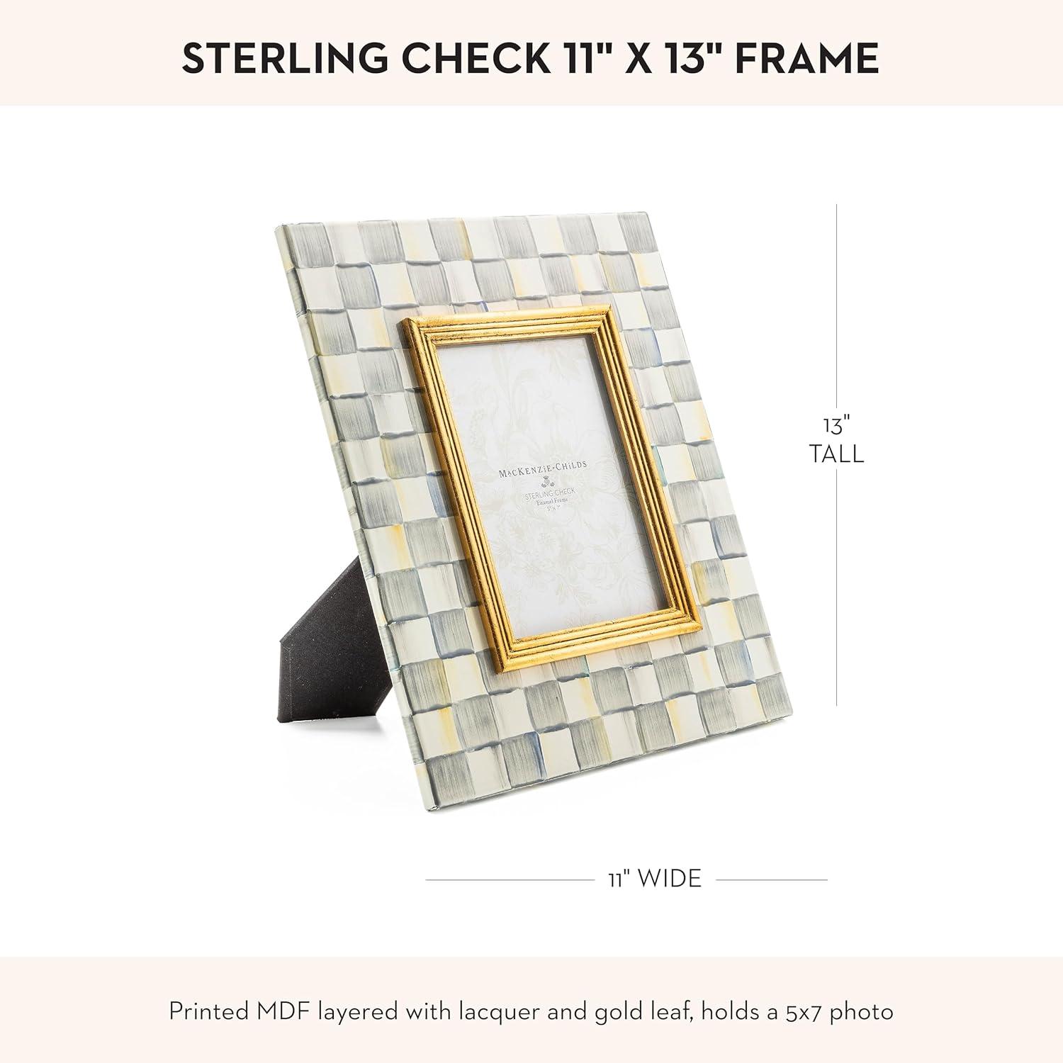 MacKenzie-Childs Sterling Check® Frame