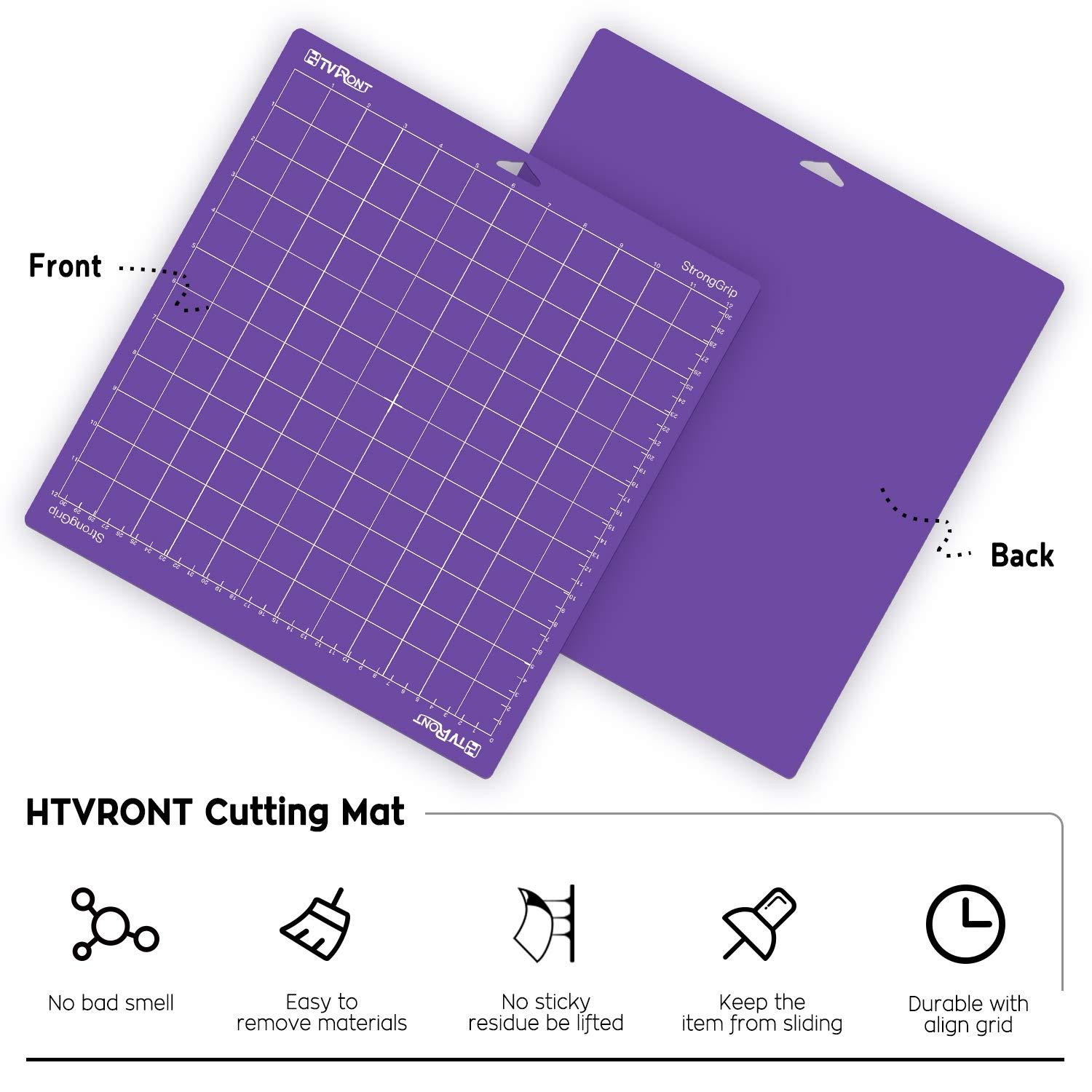 HTVRONT 3 Pack 12" x 12" Standard Grip Cutting Mat for HTVRONT Explore Air 2/Air/One/Maker