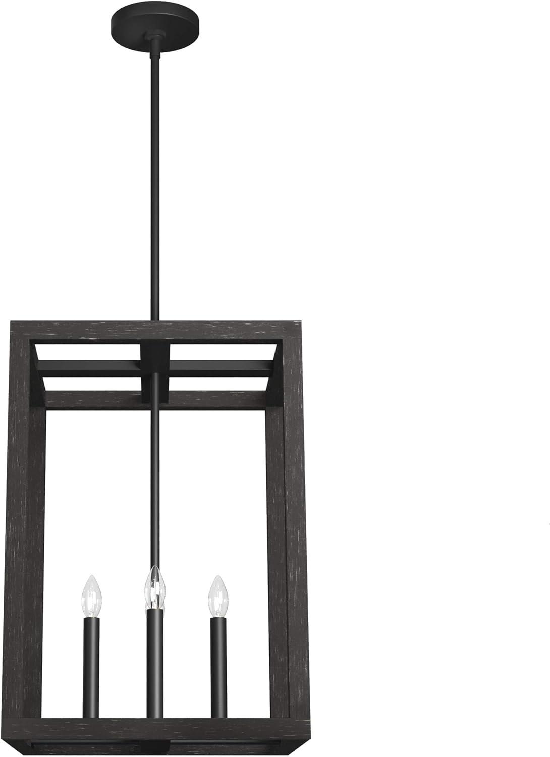 Squire Manor 4 - Light Lantern Rectangle Chandelier