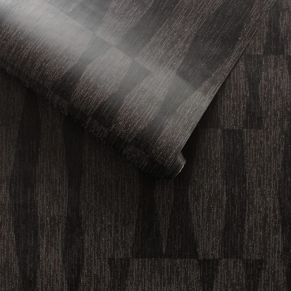 Mirin Peel + Stick Wallpaper - Textured Carbon
