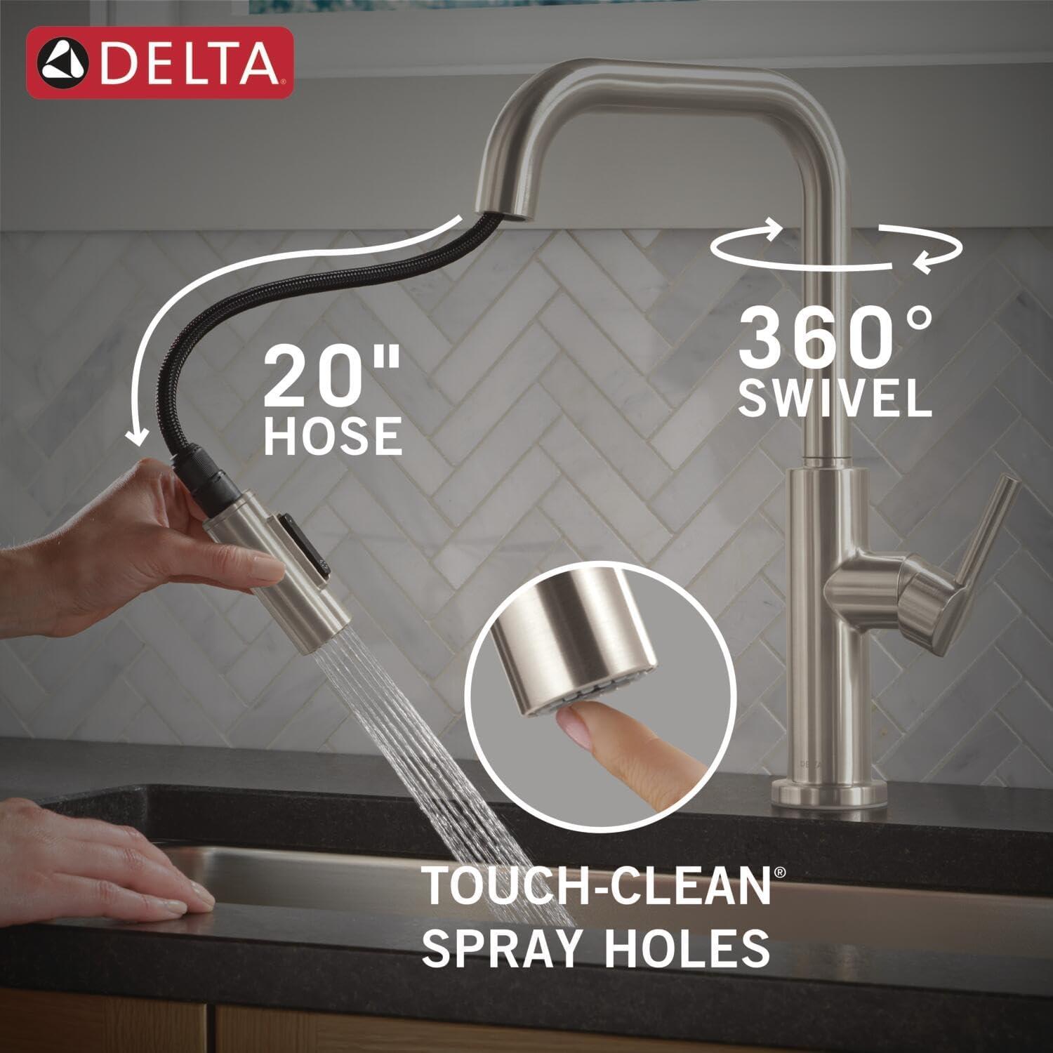 Single Handle Pull-Down Kitchen Faucet