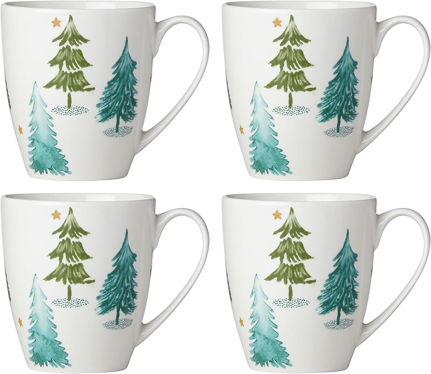 Lenox Balsam Lane 4-Piece Ceramic Mug Set