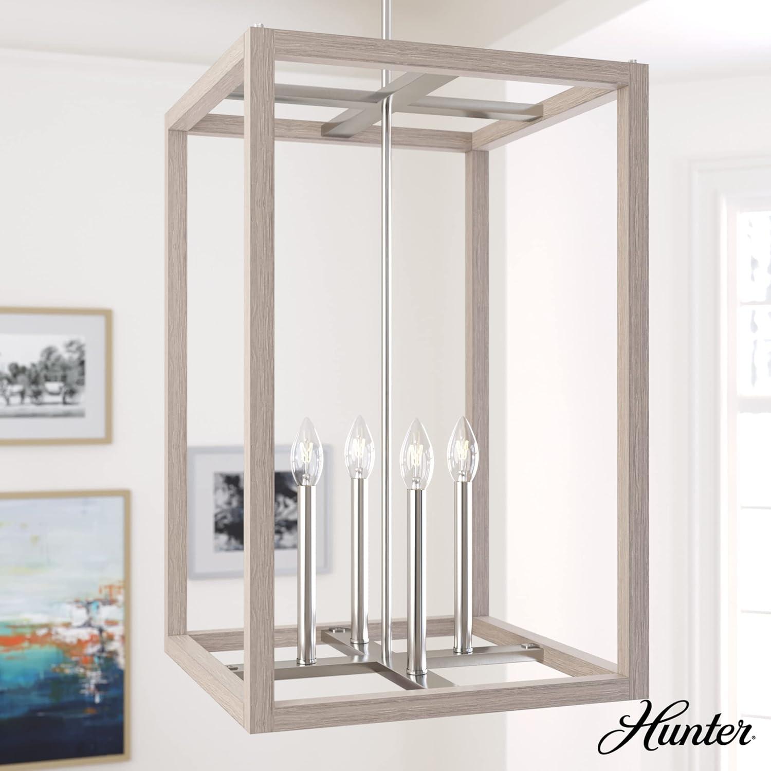 Hunter Fan Hunter 18 Inch Squire Manor 4 Light Pendant Ceiling Light Fixture
