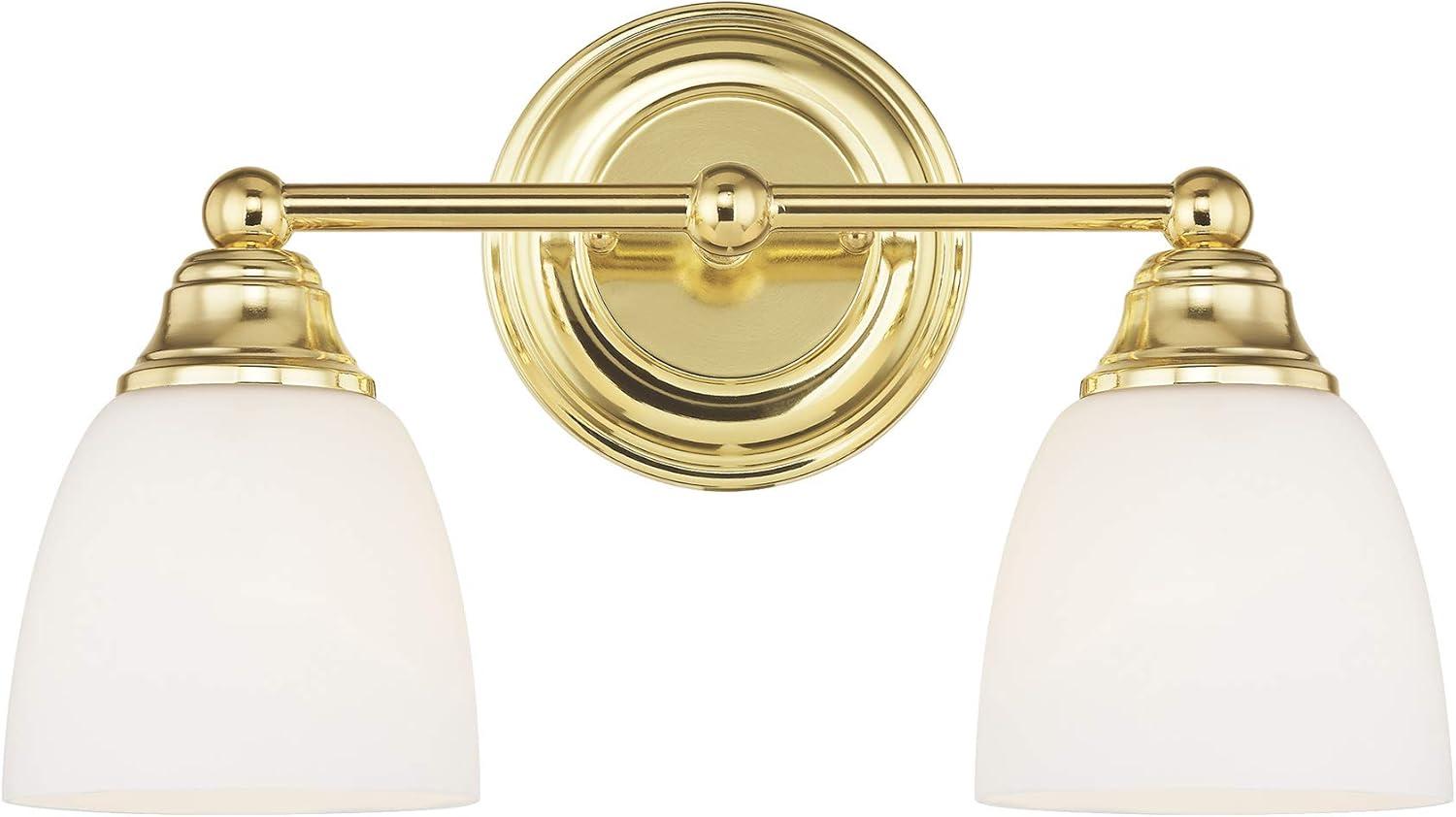 Livex Lighting Somerville 2 - Light Vanity in  Polished Brass