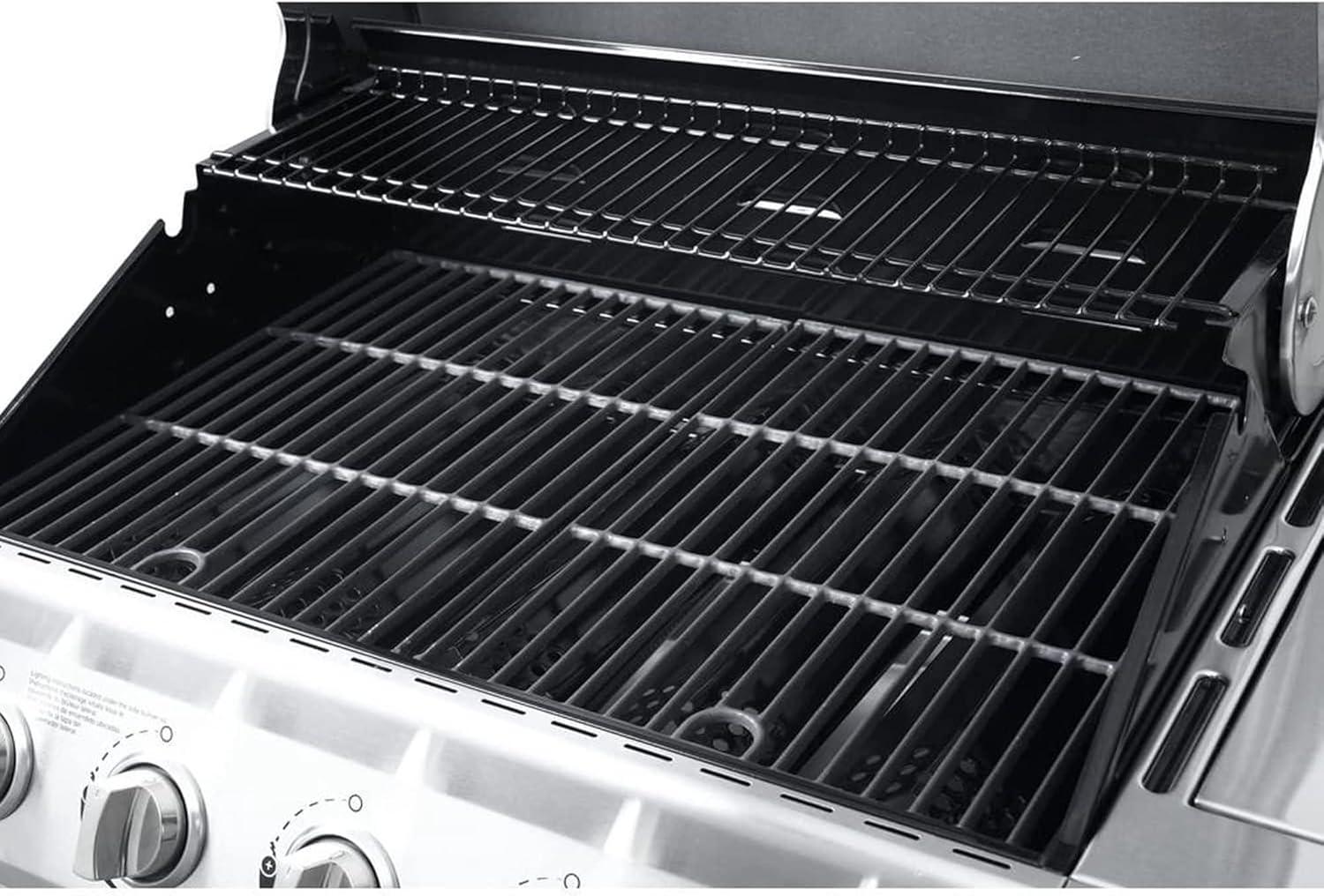 Grill Grates for Nexgrill Home Depot 720-0830H 720-0783E 720-0670C, 17 Inch Cast Iron Replacement Parts for Nexgrill 720-0888 720-0888N Charbroil 463241113 463446015 720-0670D, Master Forge 1010037