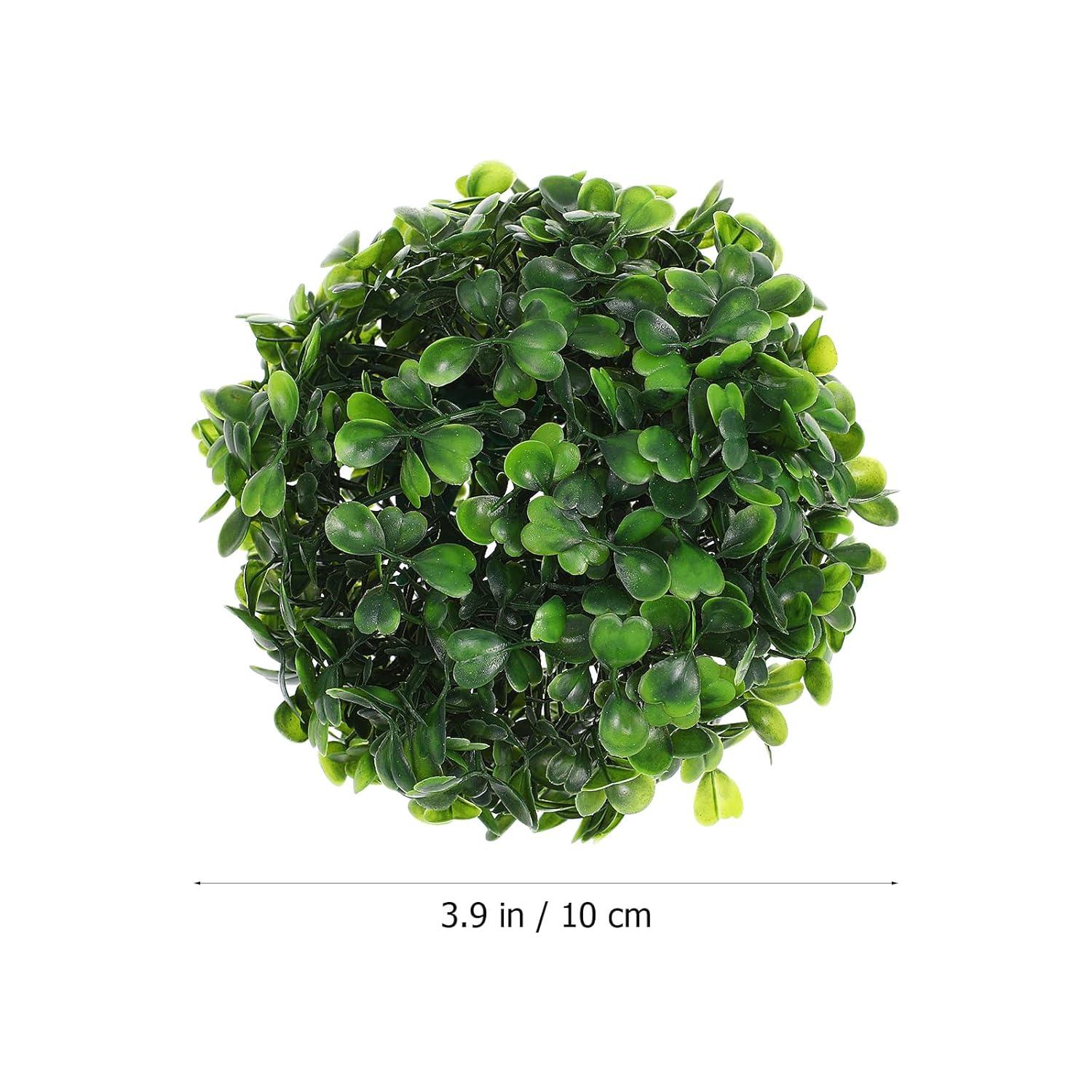EXCEART 6pcs Topiary Artificial Boxwood Topiary Plant Topiary Tree Substitute Indoor Outdoor Wedding Decor