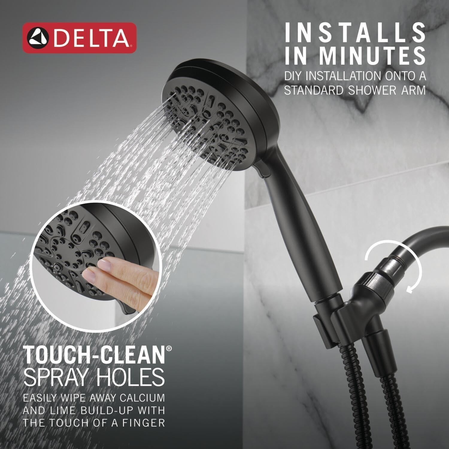 5-Spray Handheld Shower Head, Shower Head with Hose