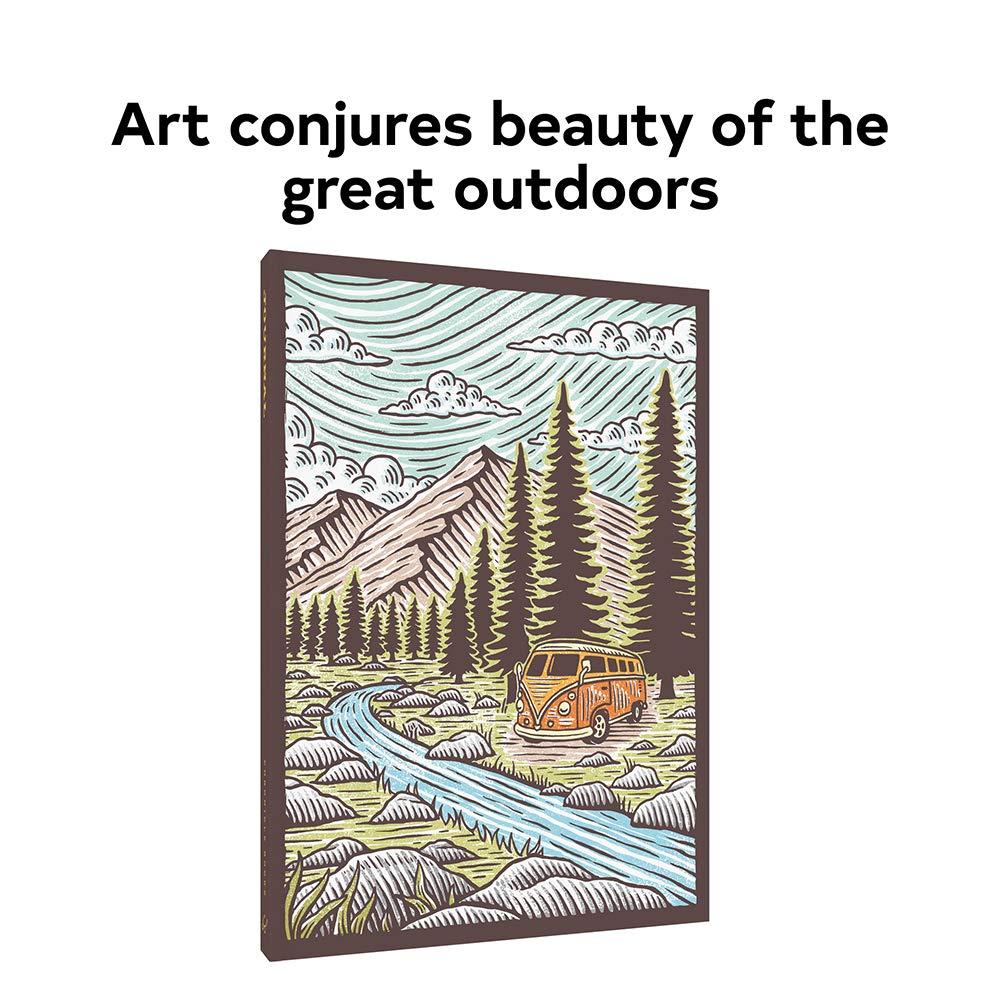 Great Outdoors Flexi Journal: (Blank Lined Notebook of Natural Landscapes, Illustrated Journal That Celebrates Nature), (Hardcover)