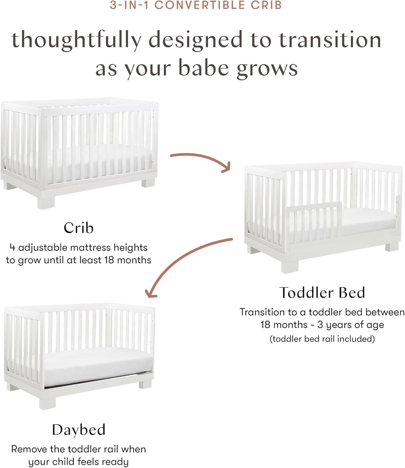 Modo 3-in-1 Convertible Crib