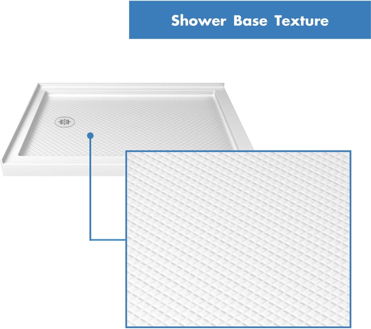 DreamLine SlimLine 2 3/4 in. H Double Threshold Shower Base