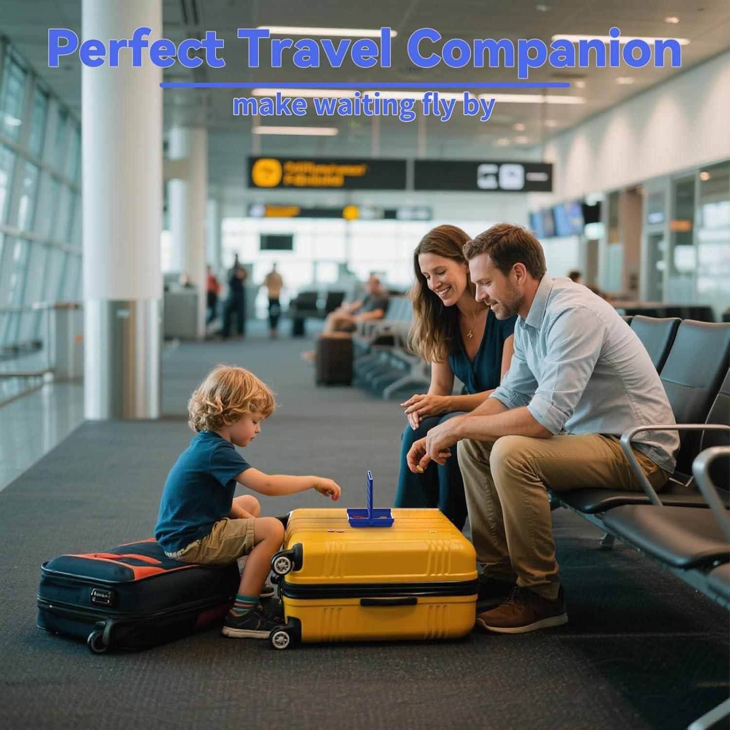 FNNMNNR Four in a Row Line Up 4 Gaming Fun Set  Travel Portable Convenient Size  Classic Fun Educational Family Games