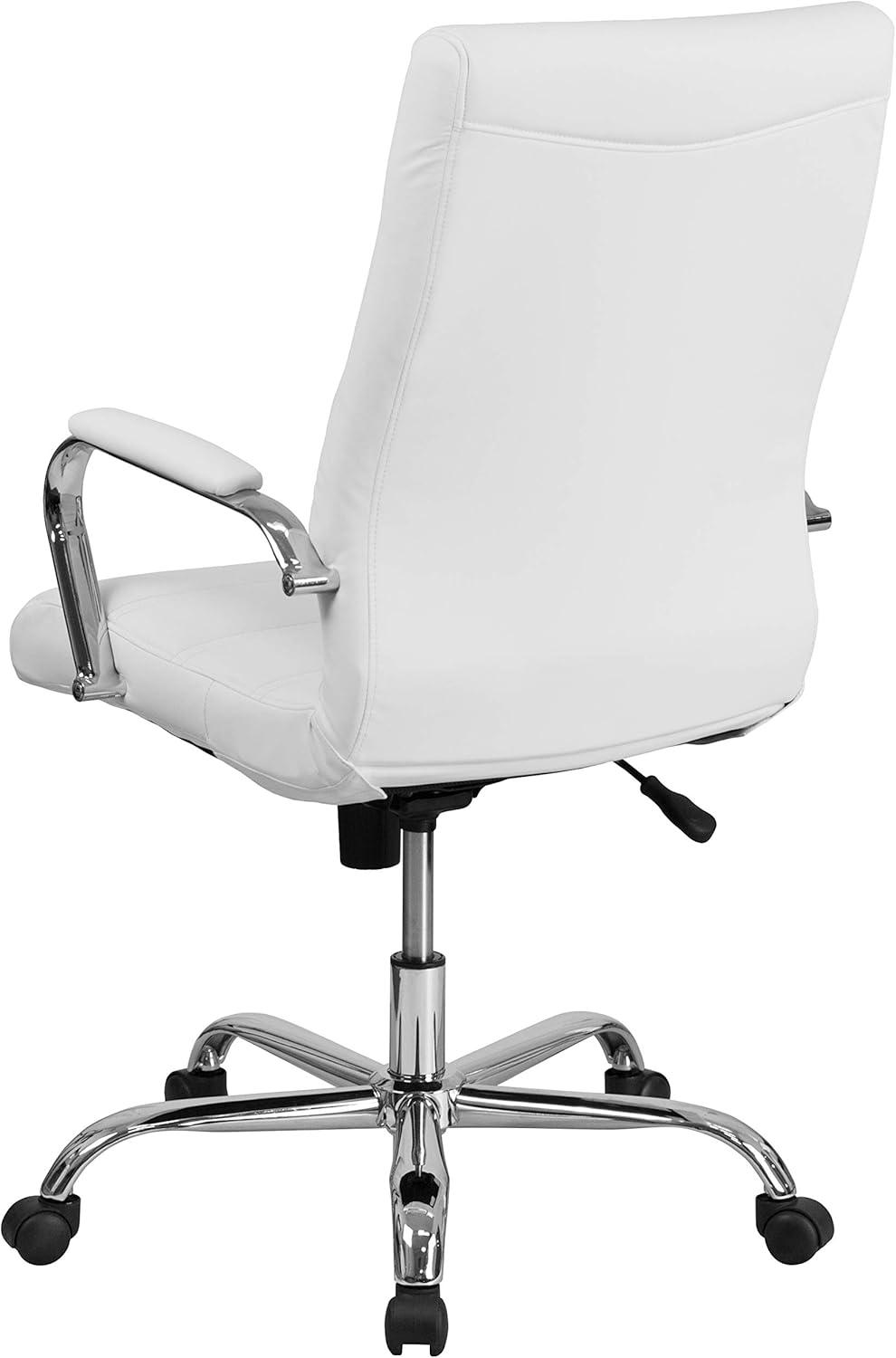 Flash Furniture High Back Executive Swivel Office Chair with Metal Frame and Arms