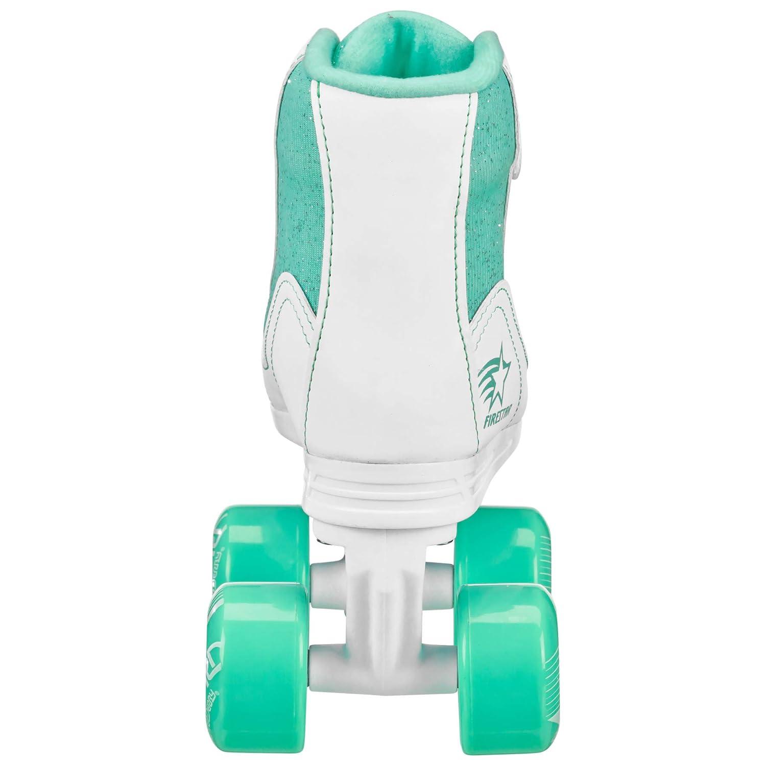 Roller Derby FireStar Youth Kids' Roller Skate - White/Mint (J13)
