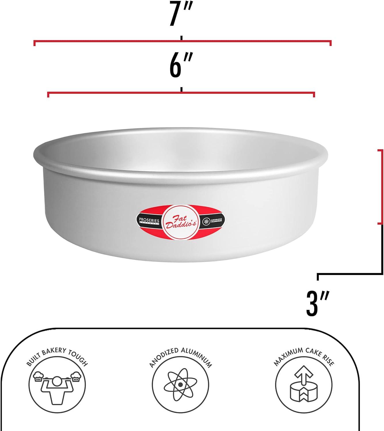 6-Inch Anodized Aluminum Round Cake Pan