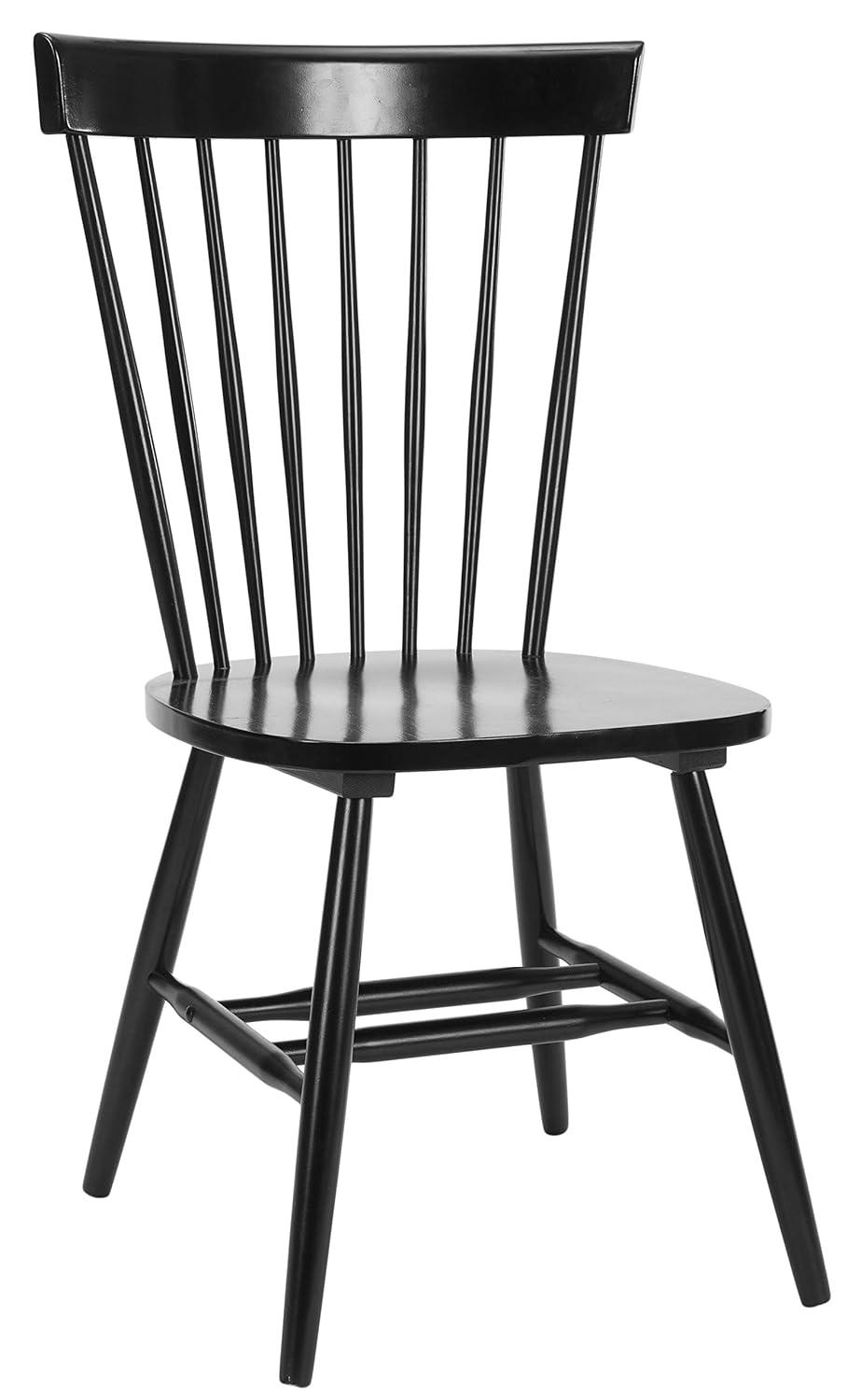 Ophelia & Co. Parker Spindle Windsor Set Of 2 Dining Chair, Black