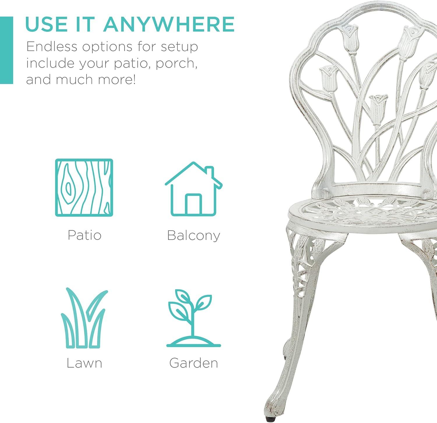 Fleur De Lis Living Stambaugh 2 - Person Patio Dining Set with Round Table