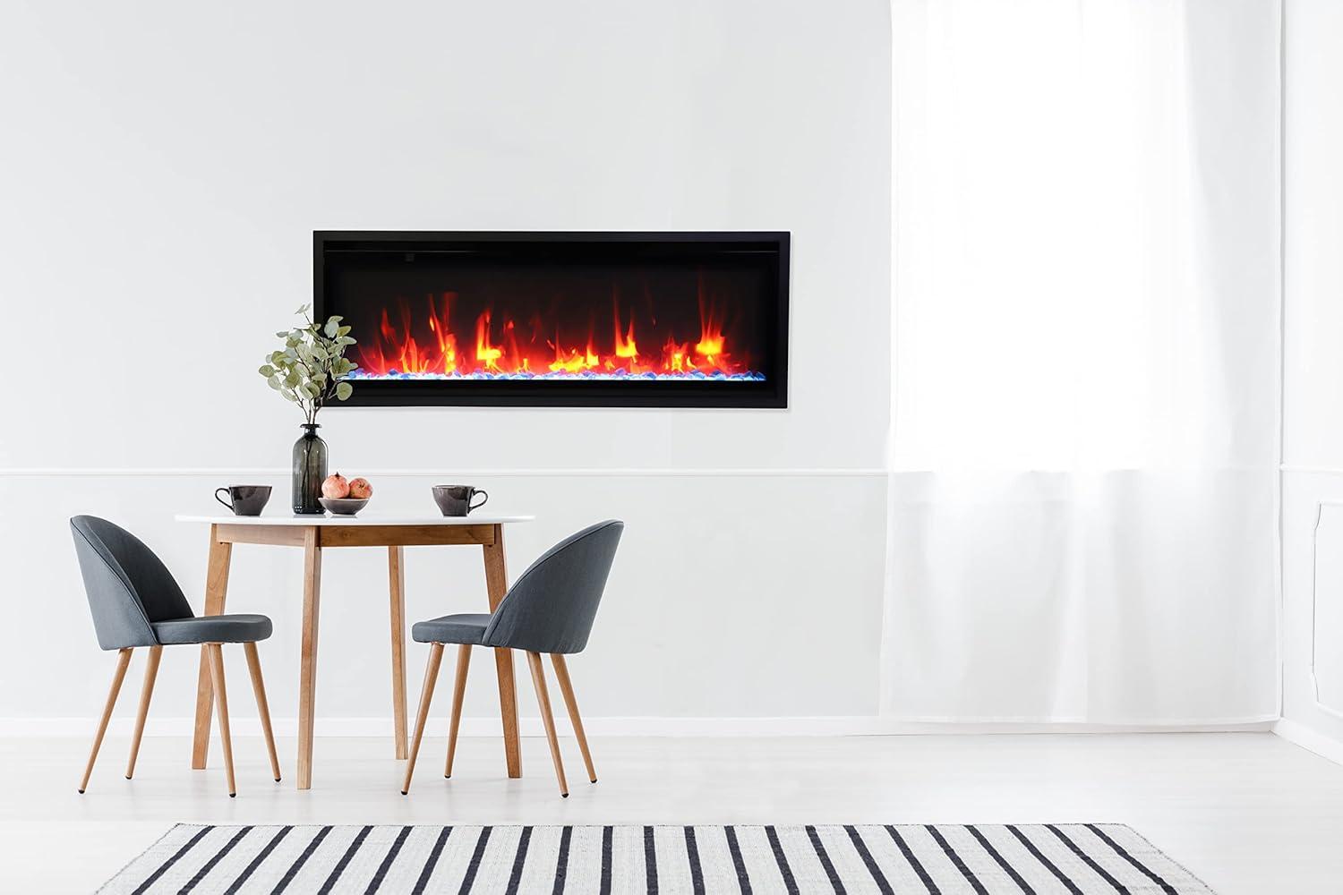 42" Extra Slim Featuring a 4" Depth-WiFi-3 Speed Motor-Programable Remote