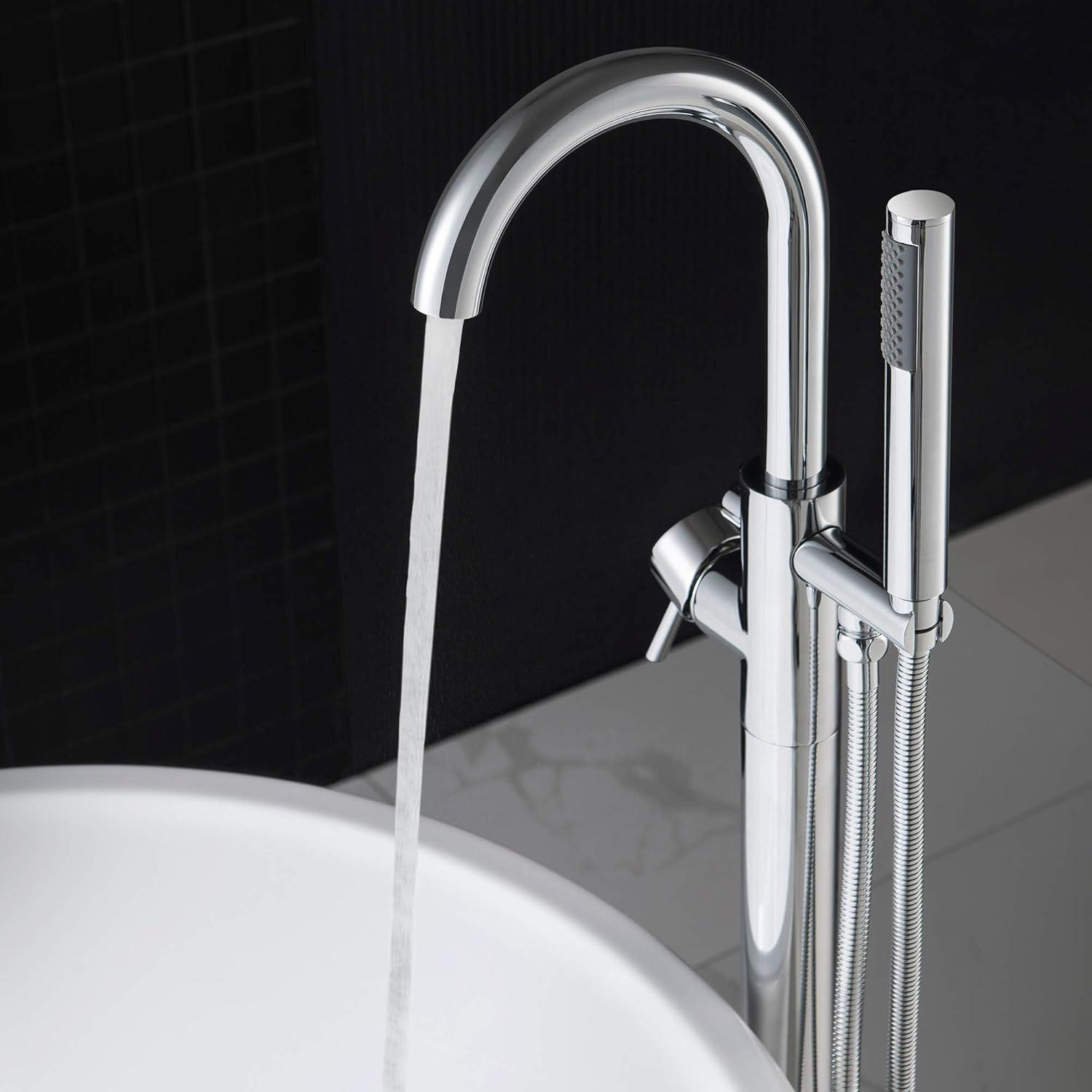 Cove 1 Handle Freestanding Tub Filler with Diverter