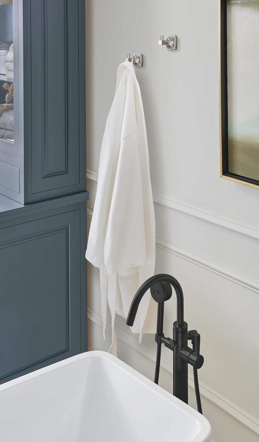 Amerock Stature Polished Nickel Single Prong Robe Hook BH36090PN