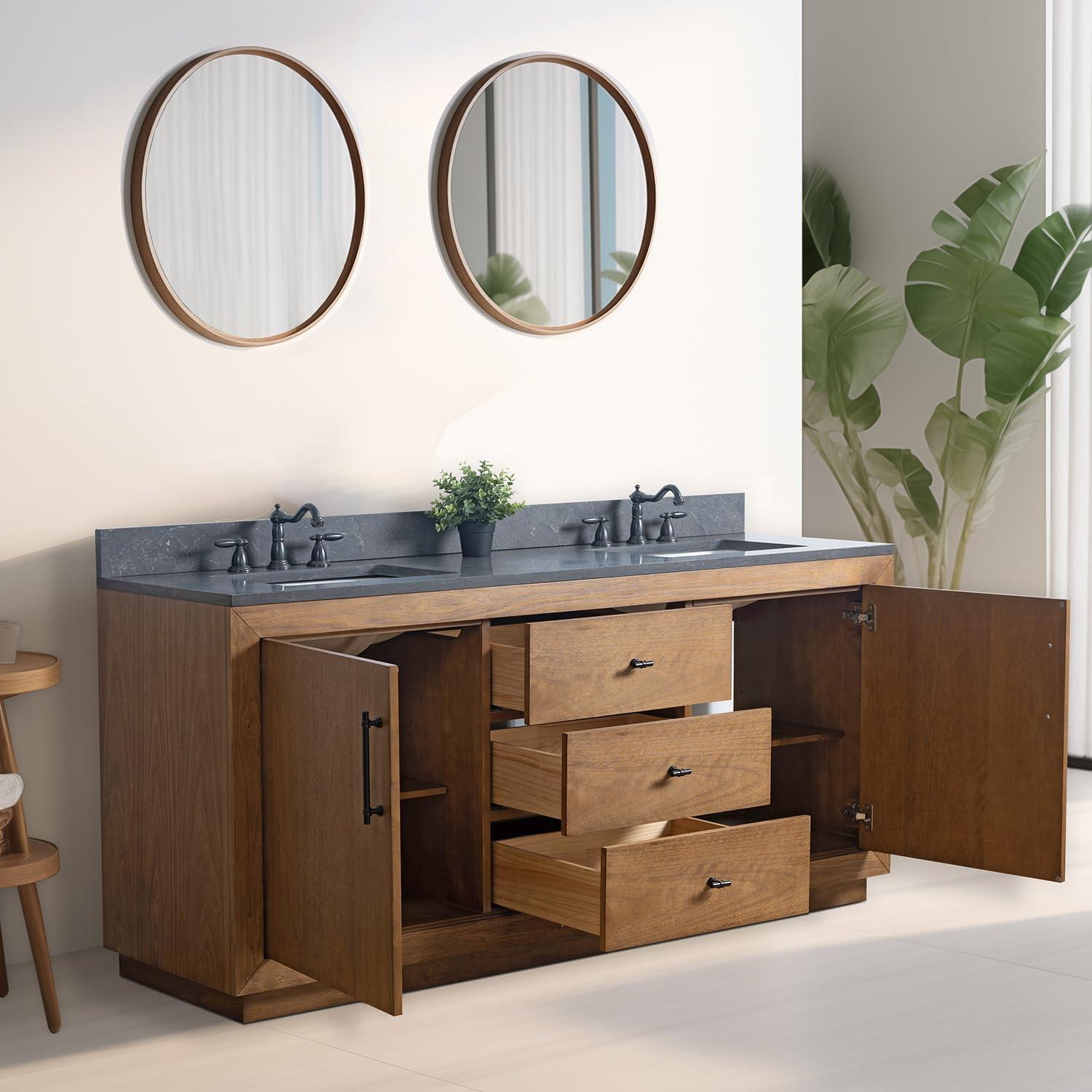 72" Free Standing Double Bathroom Vanity