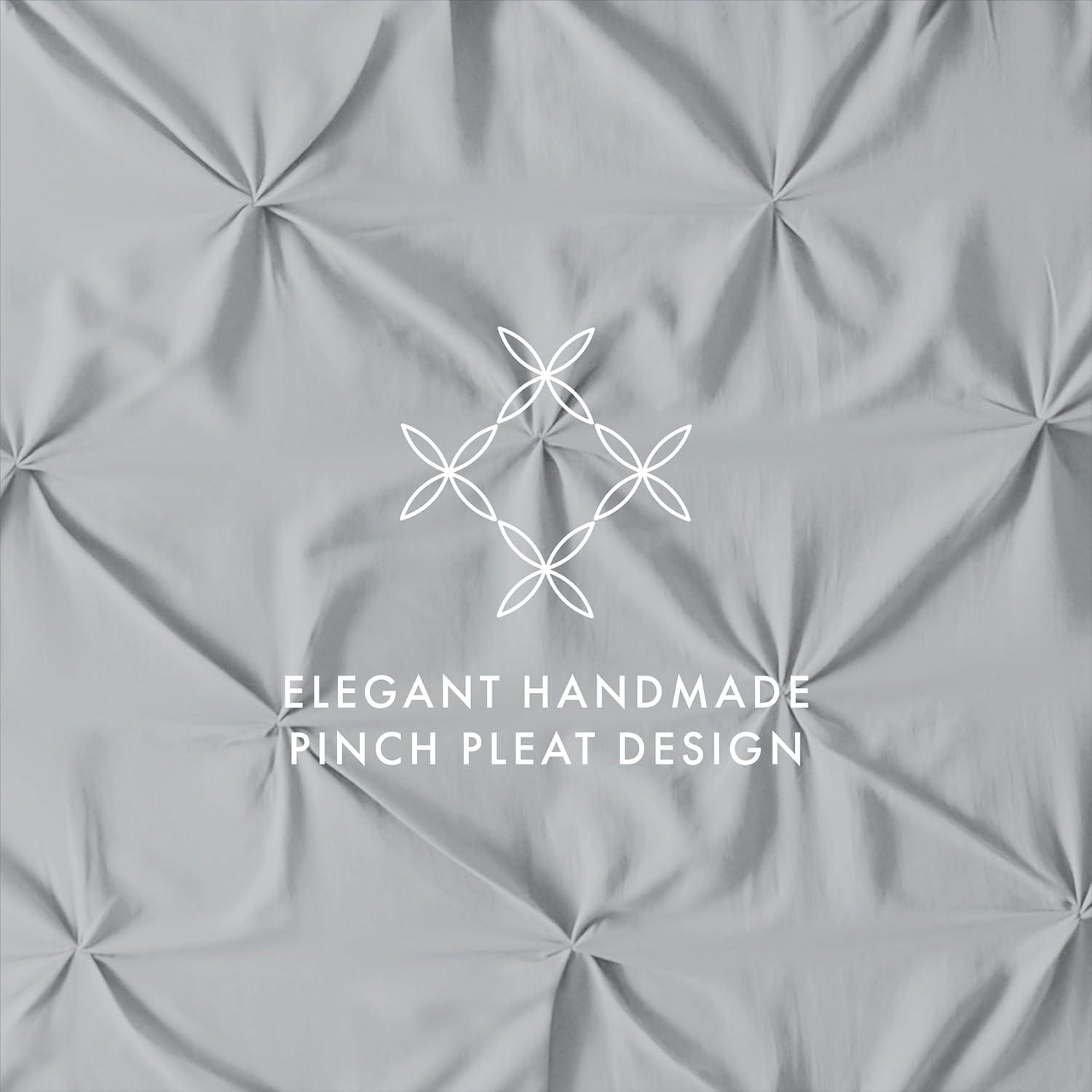 Becky Cameron Pinch Pleat Textured Duvet Cover Set