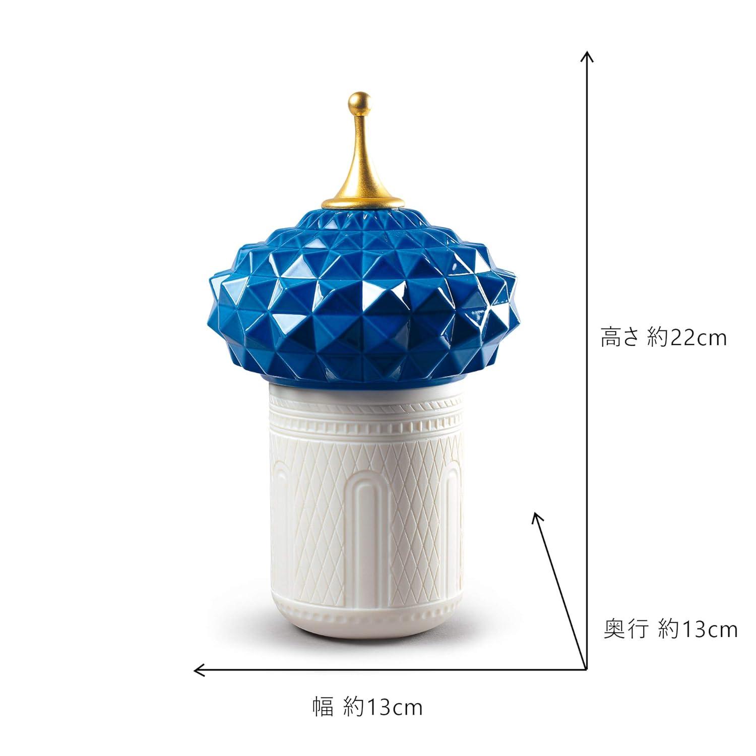 LLADRÓ South Tower Candle 1001 Lights. Unbreakable Spirit Scent. Porcelain Candle.