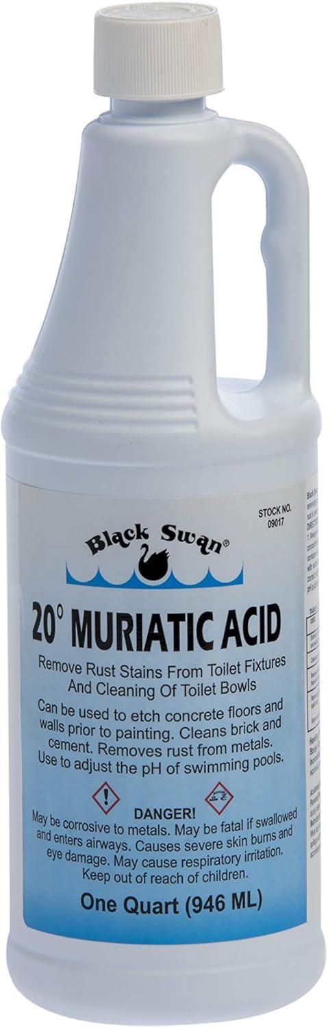 Black Swan 20° Muriatic Acid for Cleaning and Etching