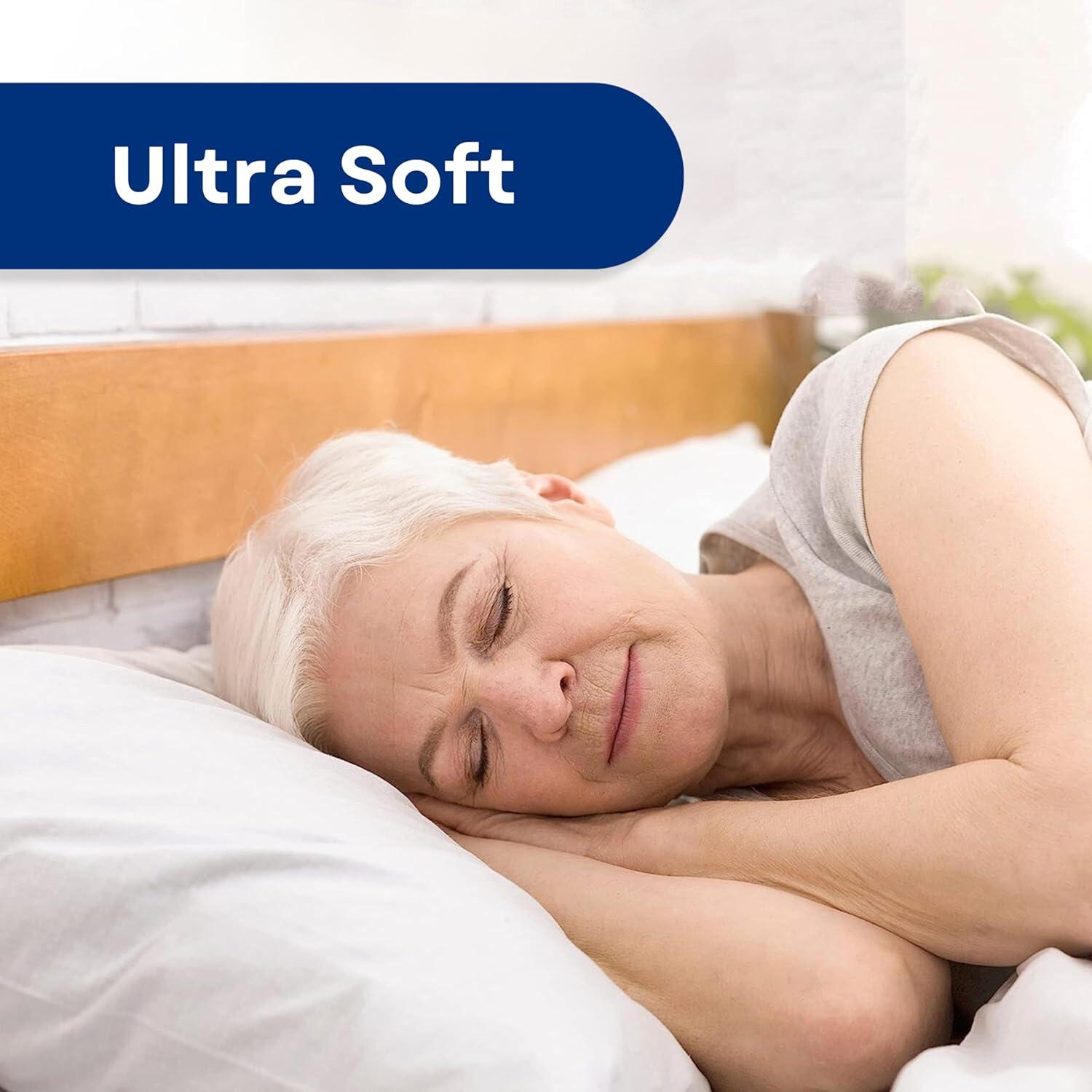 RMS Reusable & Washable Absorbent Waterproof Bed Pad Incontinence Protection, Blue, 24" x 36"