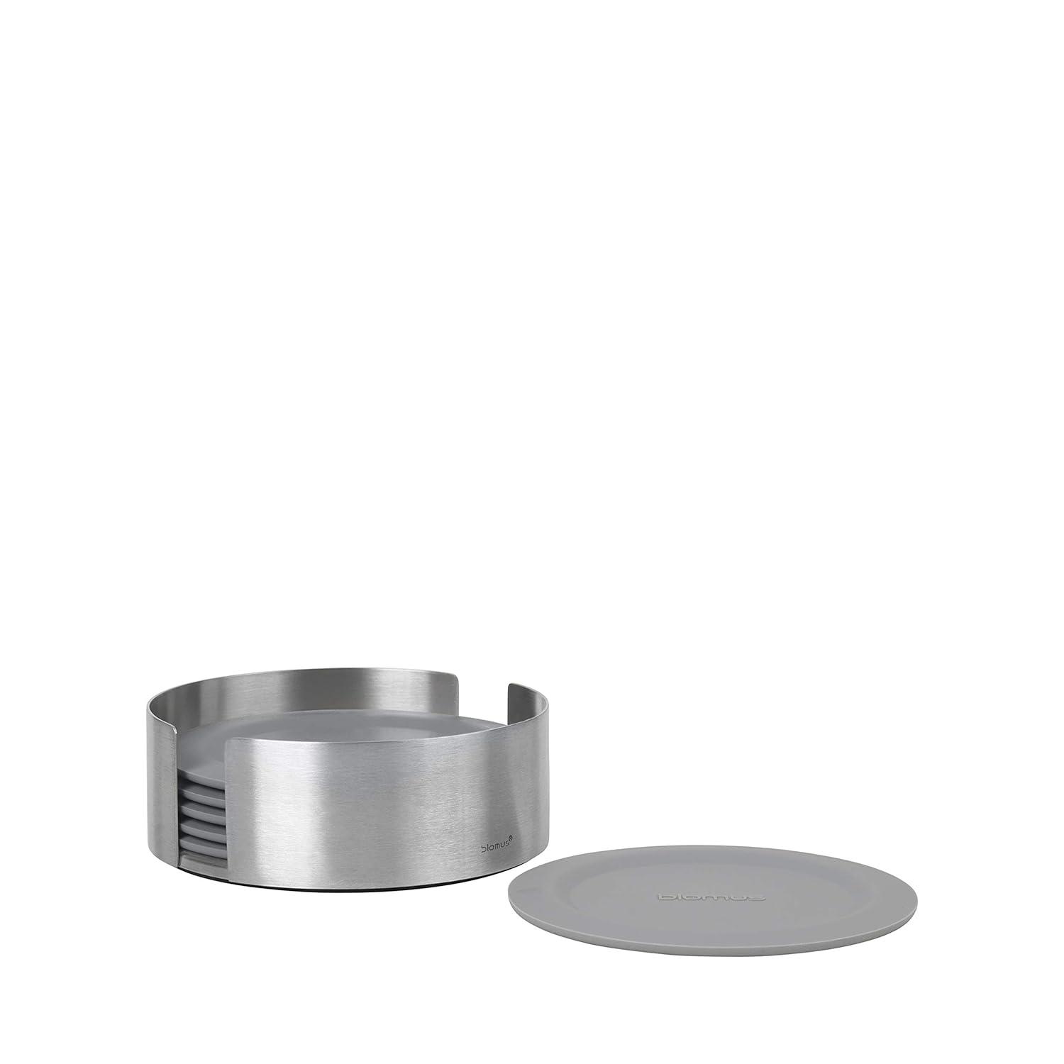 LARETO 7 Piece Coaster Set with Holder