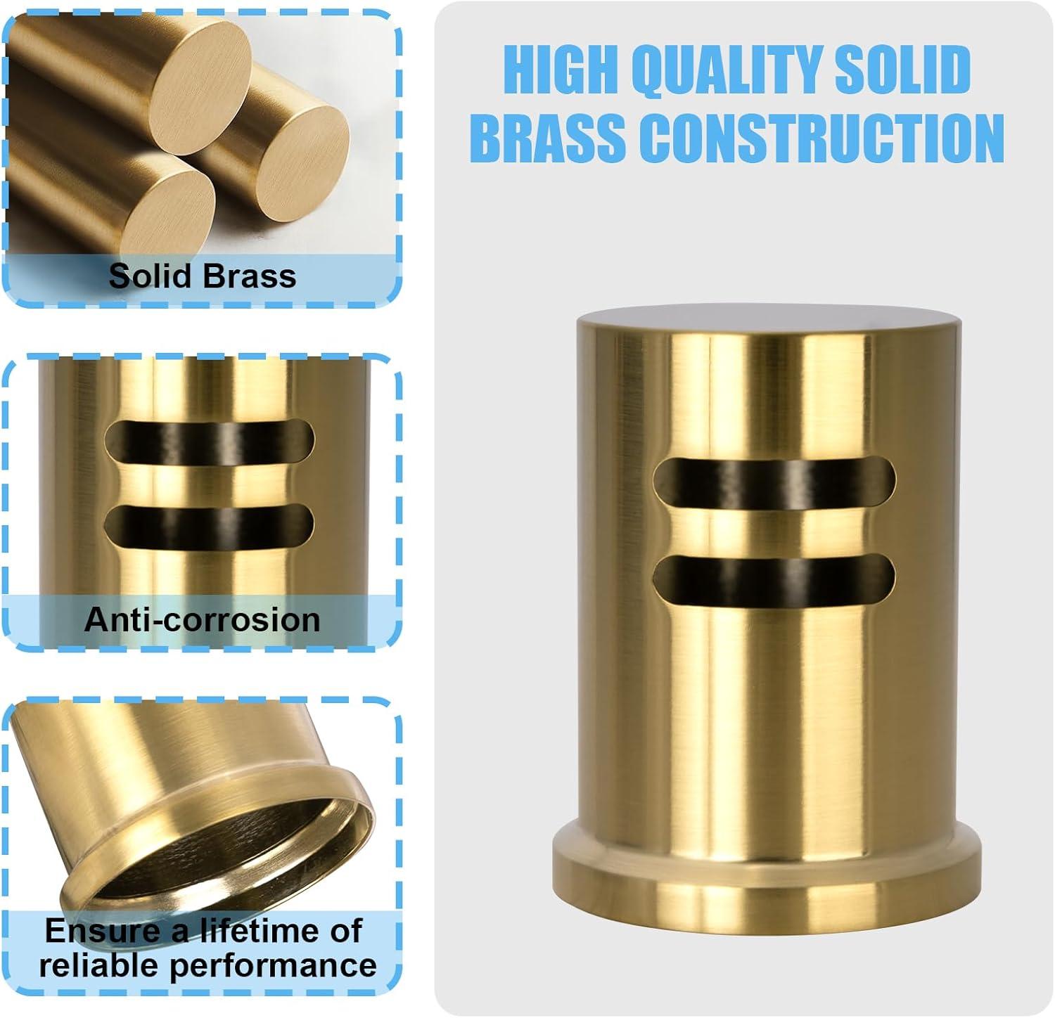 Kitchen dishwasher air gap cap, copper air gap cover for replacement