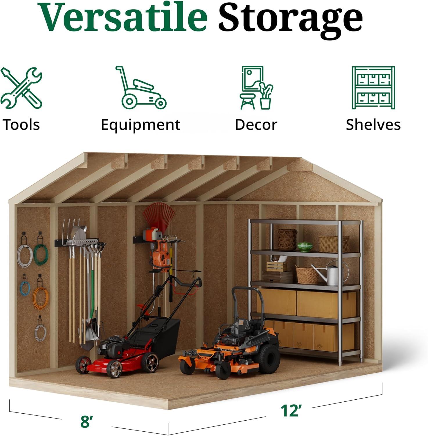 Little Cottage Co. Value Workshop Outdoor Wood Storage Shed