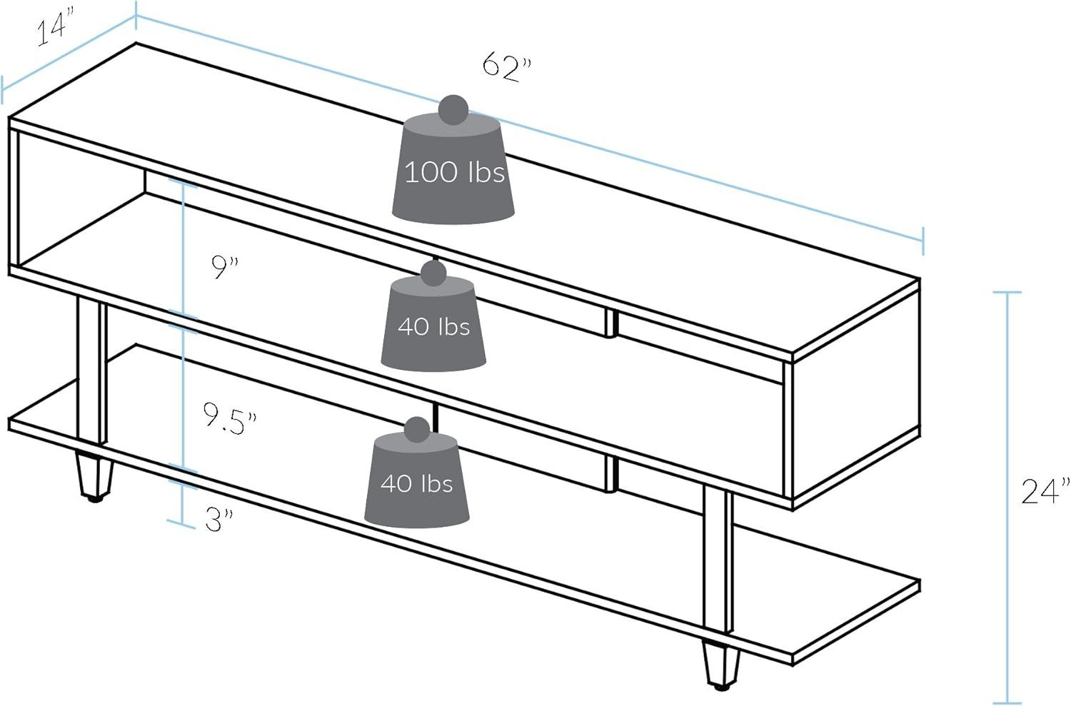 American Trails Creek TV Stand with Solid American Cherry