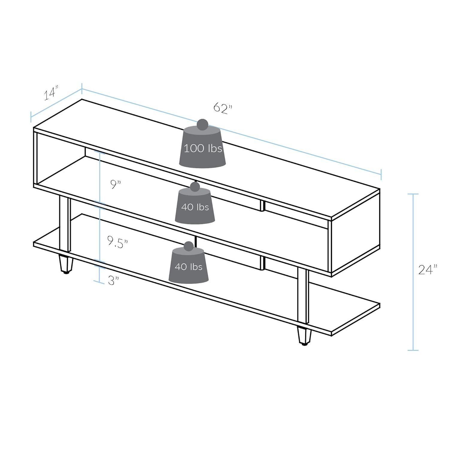 American Trails Creek TV Stand with Solid American Cherry