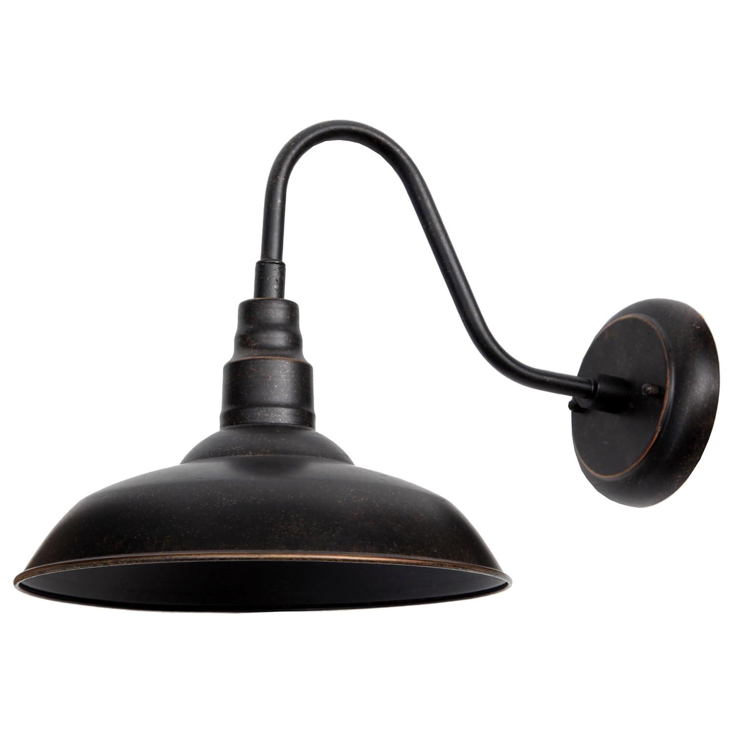 AA Warehousing EL0523ORB Lora Outdoor Wall Light, Large, Oil-Rubbed Bronze
