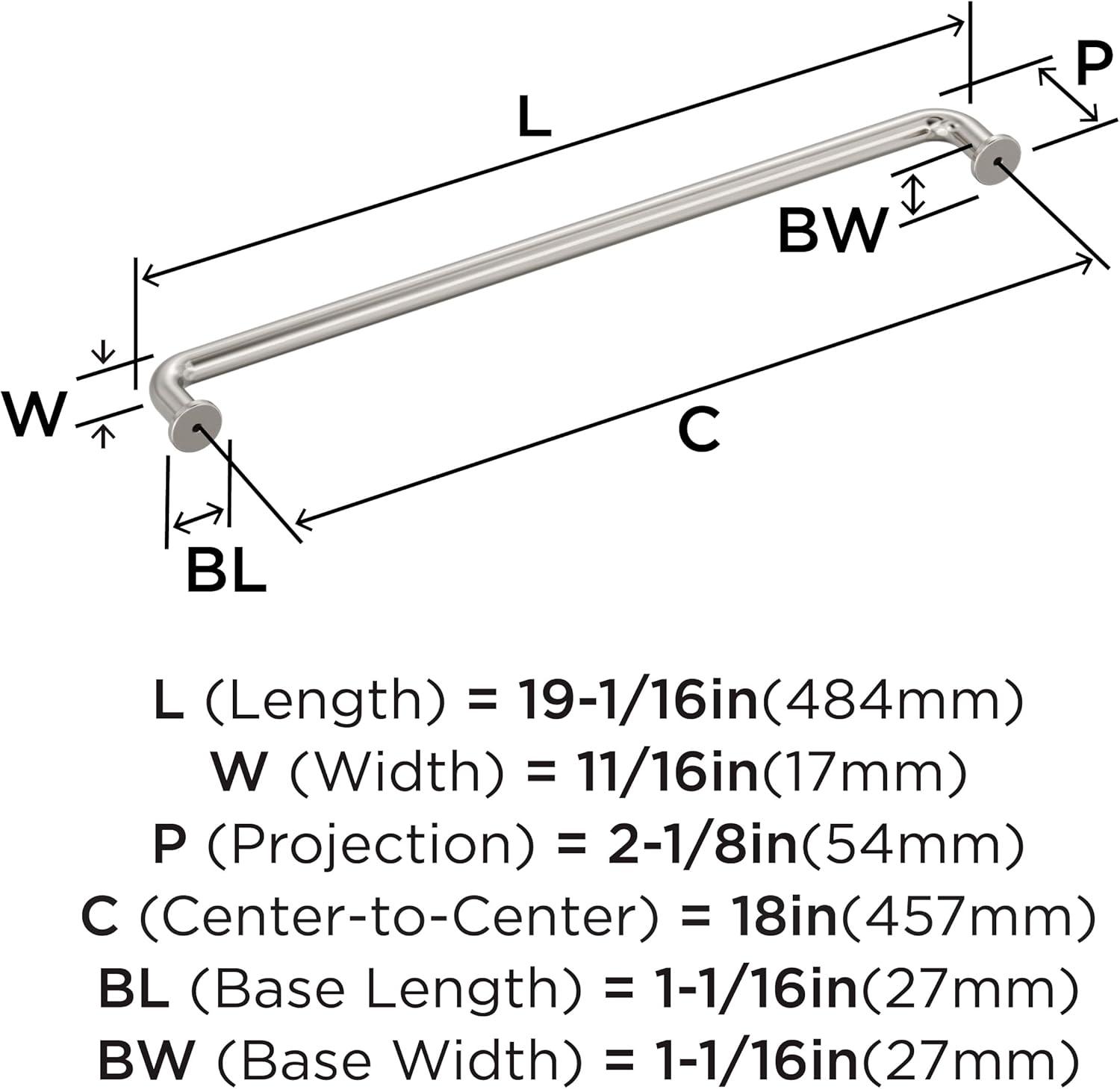 Factor 18 inch (457mm) Center-to-Center
